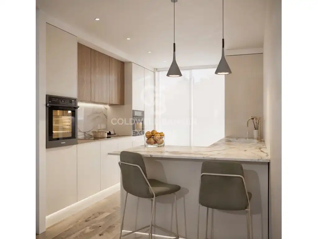 Küche von Wohnung zum Verkauf in La Nucia mit Privatgarten, Terrasse und Schwimmbad