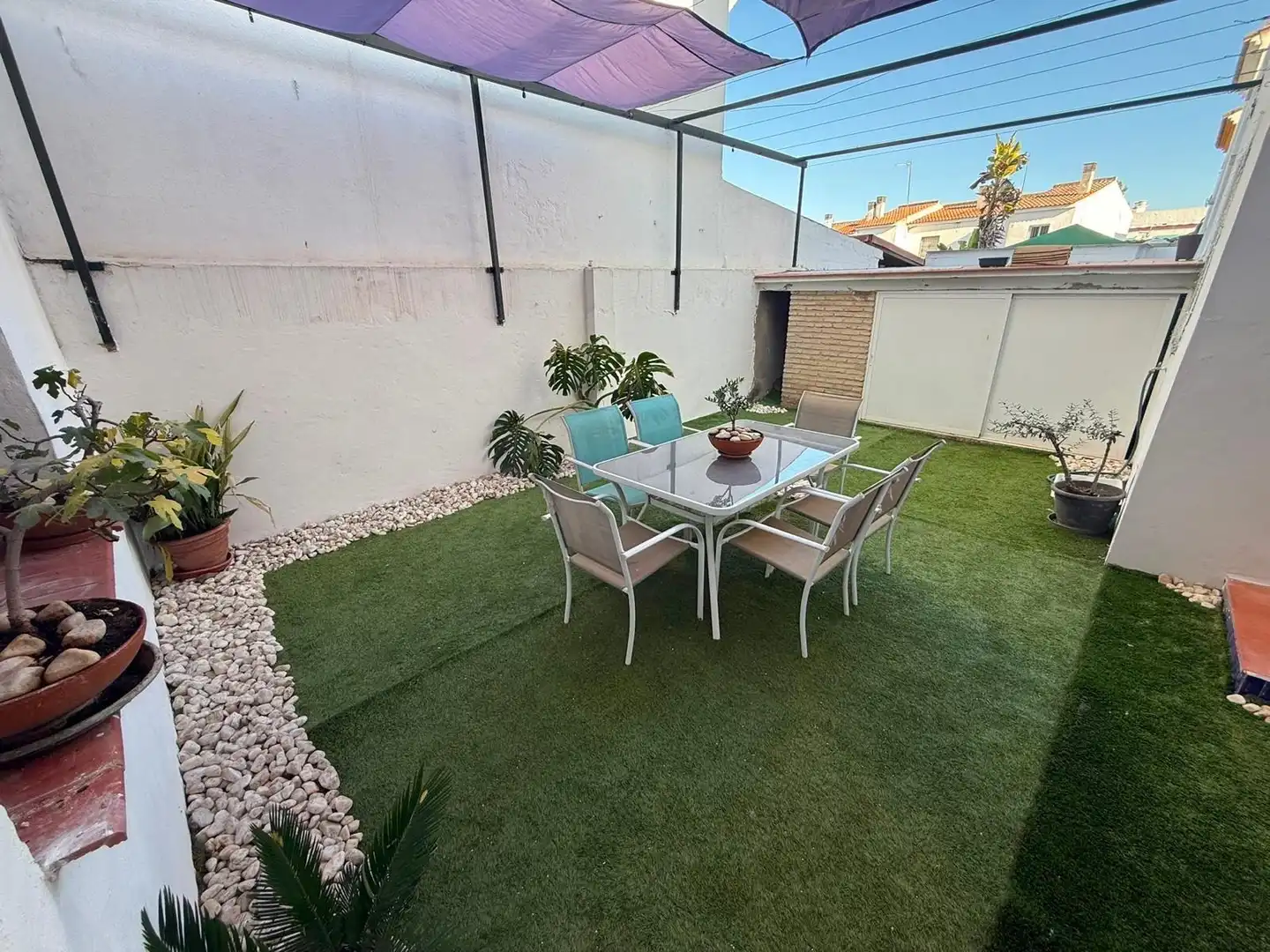 Terraza de Casa adosada en venta en Villanueva del Ariscal