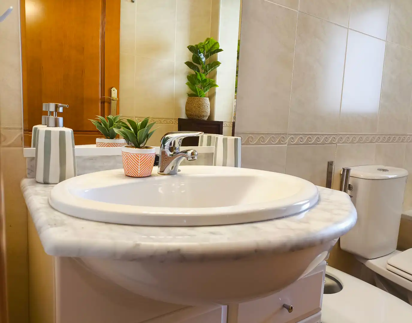 Bathroom of Apartments for sale in La Manga del Mar Menor  with Air Conditioner, Heating and Terrace