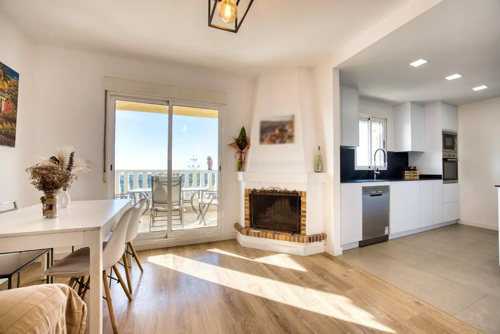 Comedor de Casa adosada en venta en Mutxamel con Aire acondicionado, Jardín privado y Terraza