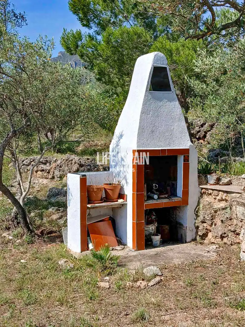 Jardí de Finca rústica en venda en Roquetes amb Aire condicionat, Calefacció i Jardí privat