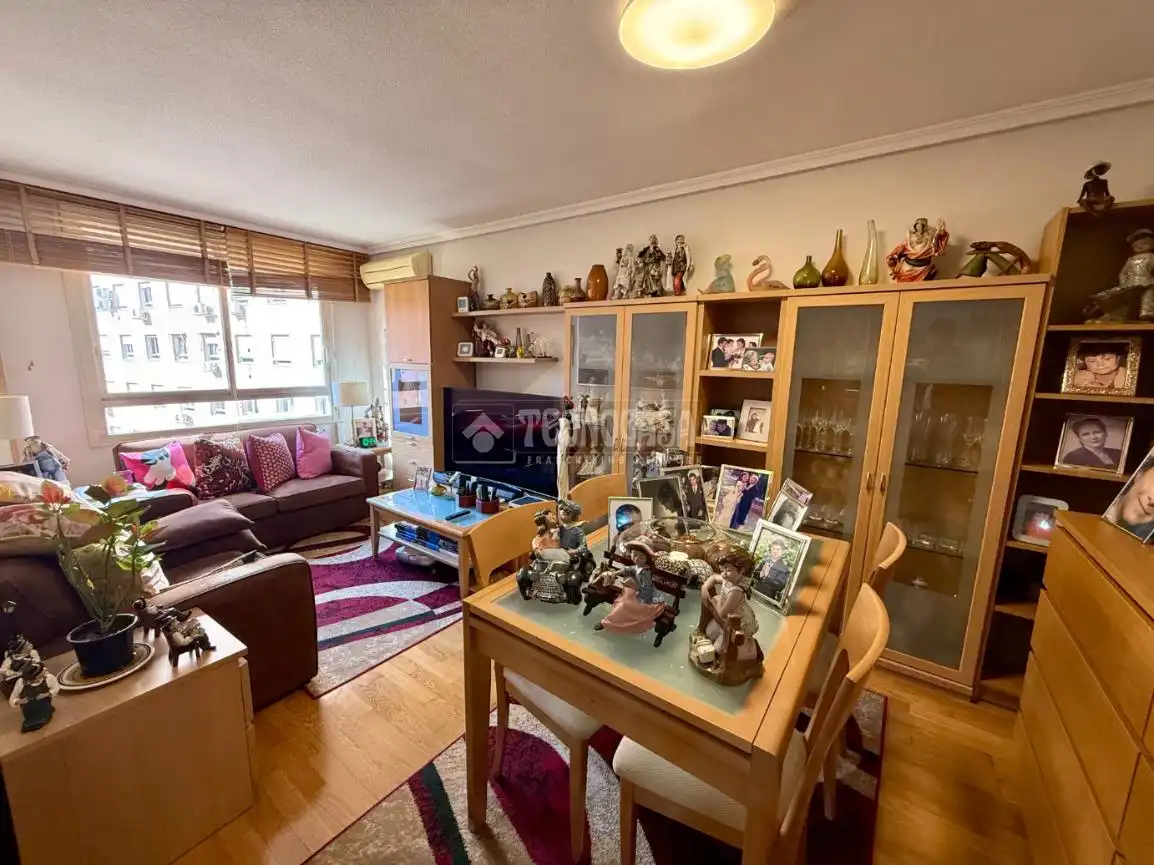 Sala de estar de Piso en venta en  Madrid Capital