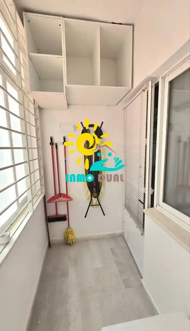 Terrassa de Apartament de lloguer en Badajoz amb Aire condicionat, Calefacció i Moblat