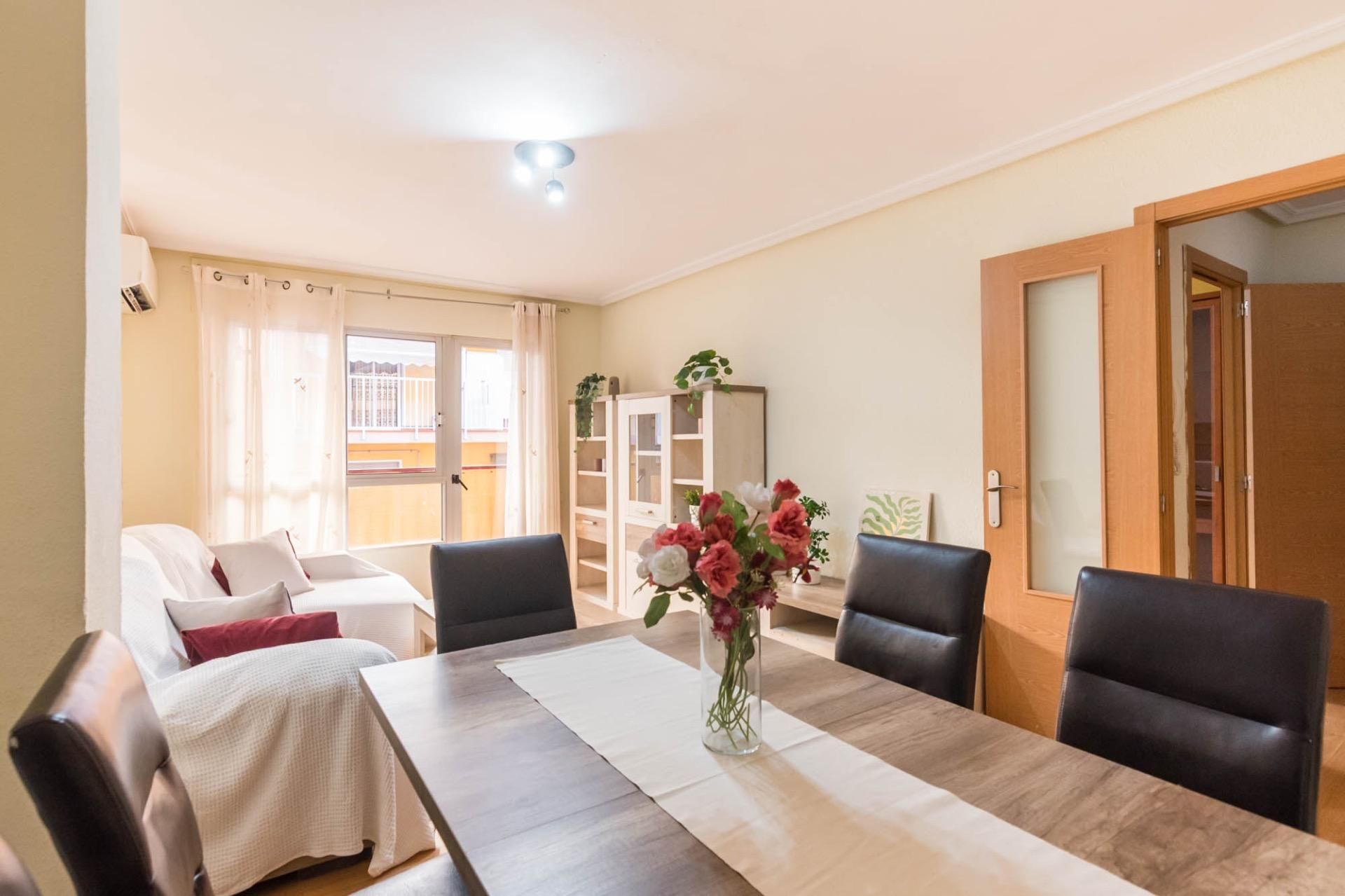 Dining room of Flat for sale in  Murcia Capital  with Air Conditioner, Terrace and Balcony