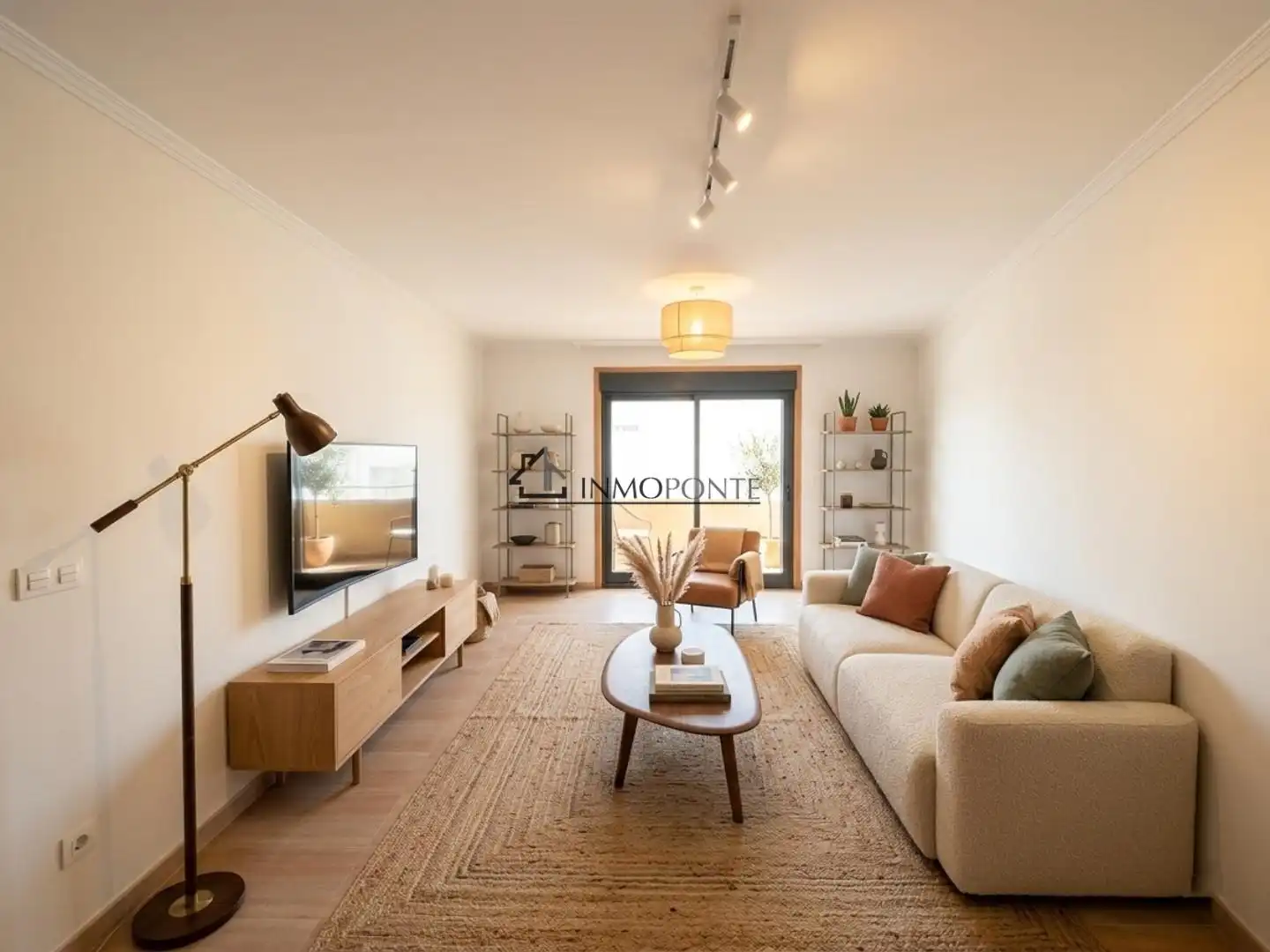 Sala de estar de Piso en venta en Marín con Calefacción y Balcón