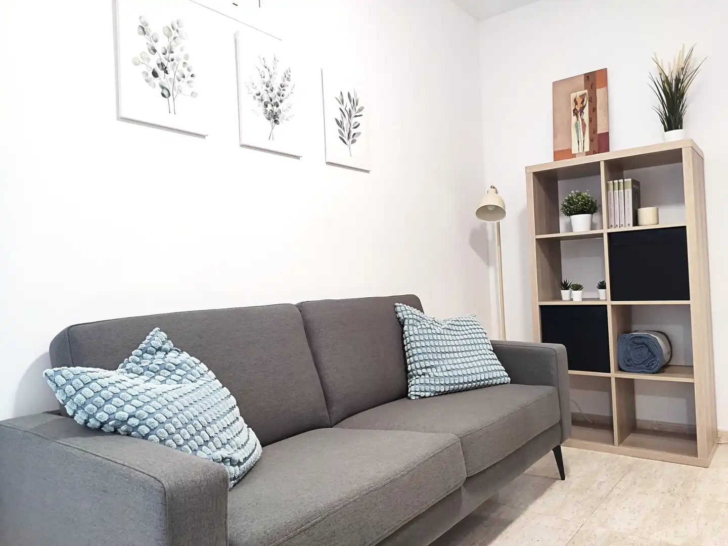 Sala de estar de Piso de alquiler en Terrassa con Amueblado, Horno y Lavadora