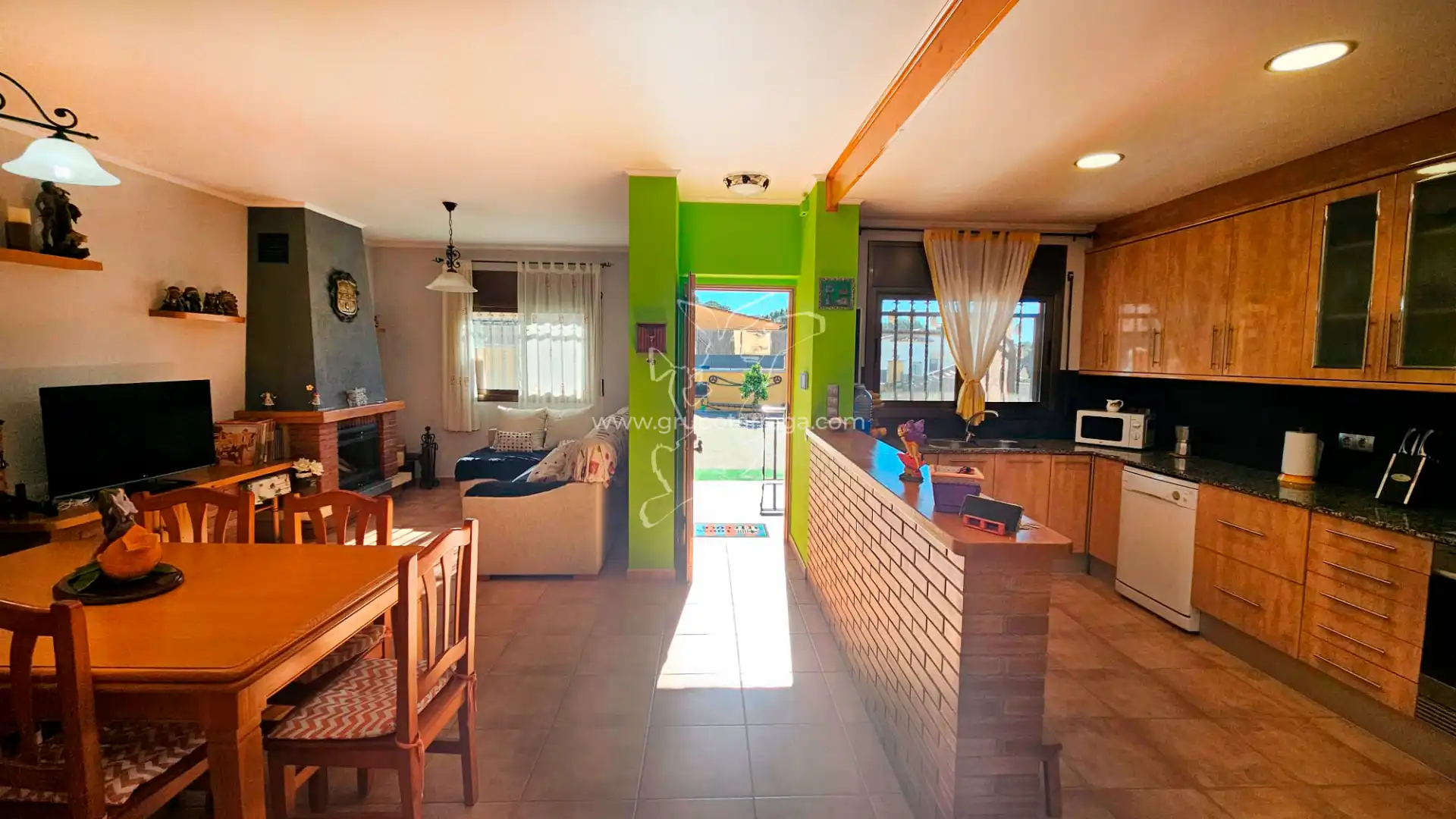Cocina de Casa o chalet en venta en Lloret de Mar con Aire acondicionado, Jardín privado y Piscina