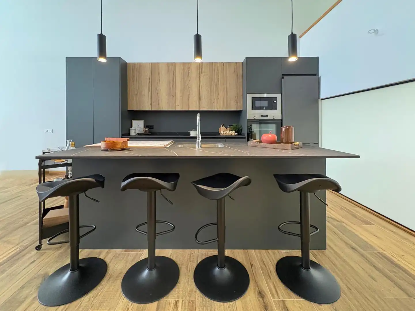 Cocina de Casa adosada en venta en Madrid con Aire acondicionado, Amueblado y Alarma