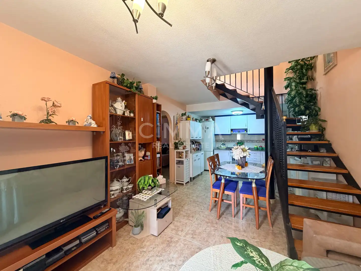 Sala de estar de Casa adosada en venta en La Nucia