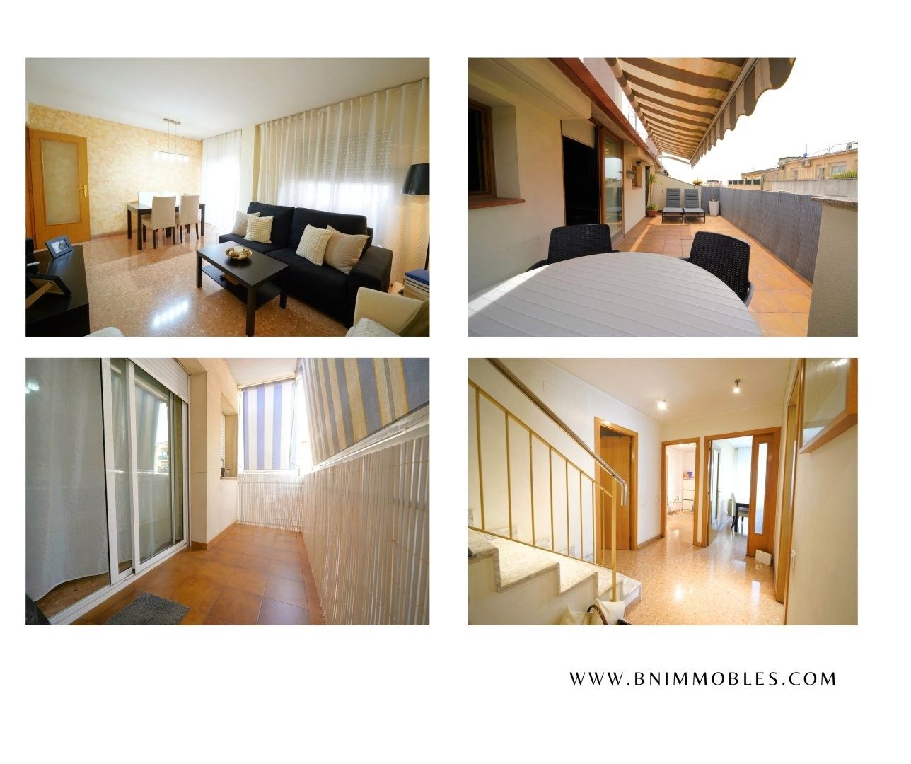 Sala de estar de Dúplex en venta en Terrassa con Aire acondicionado, Calefacción y Terraza