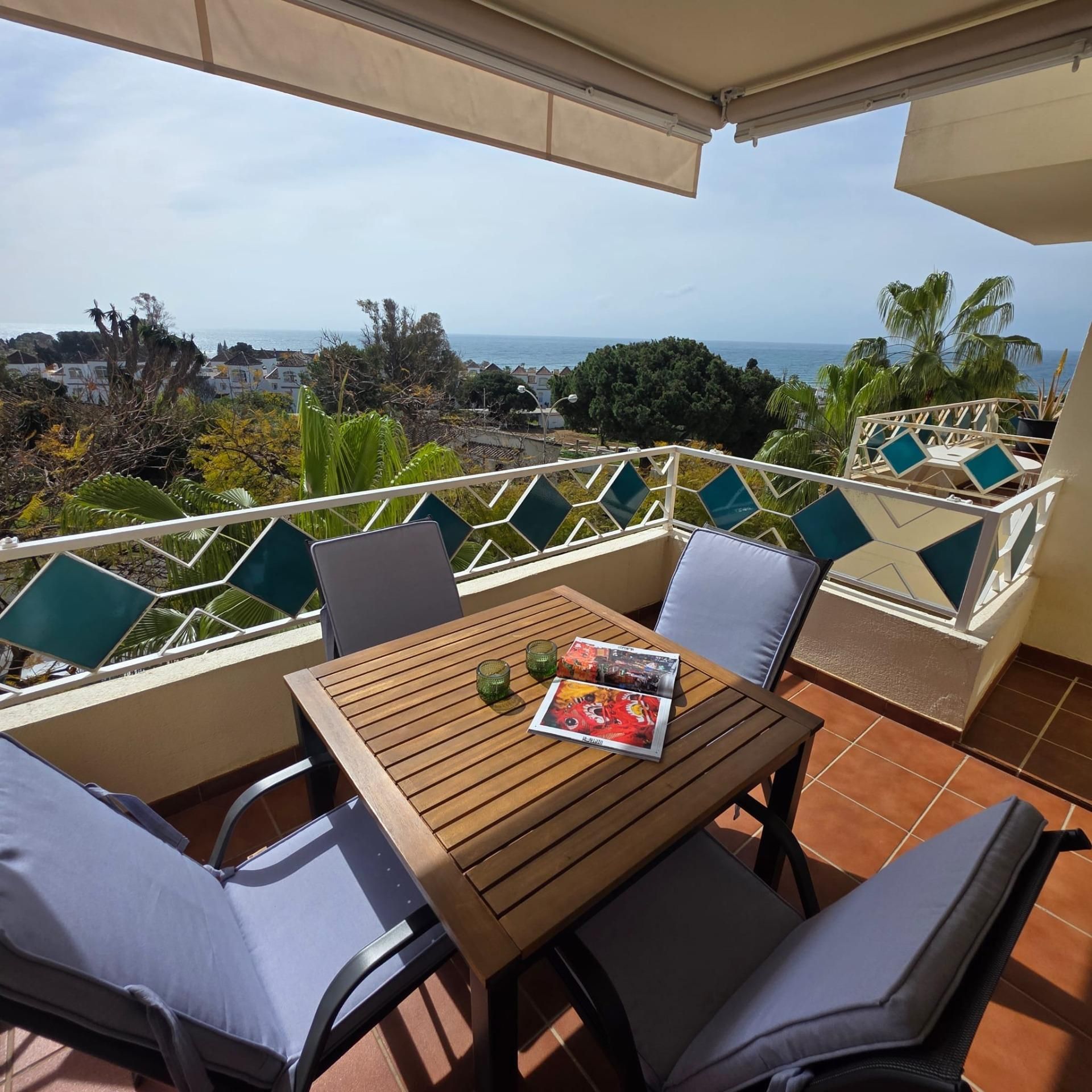 Terrace of Flat for sale in Marbella  with Terrace, Storage room and Community pool