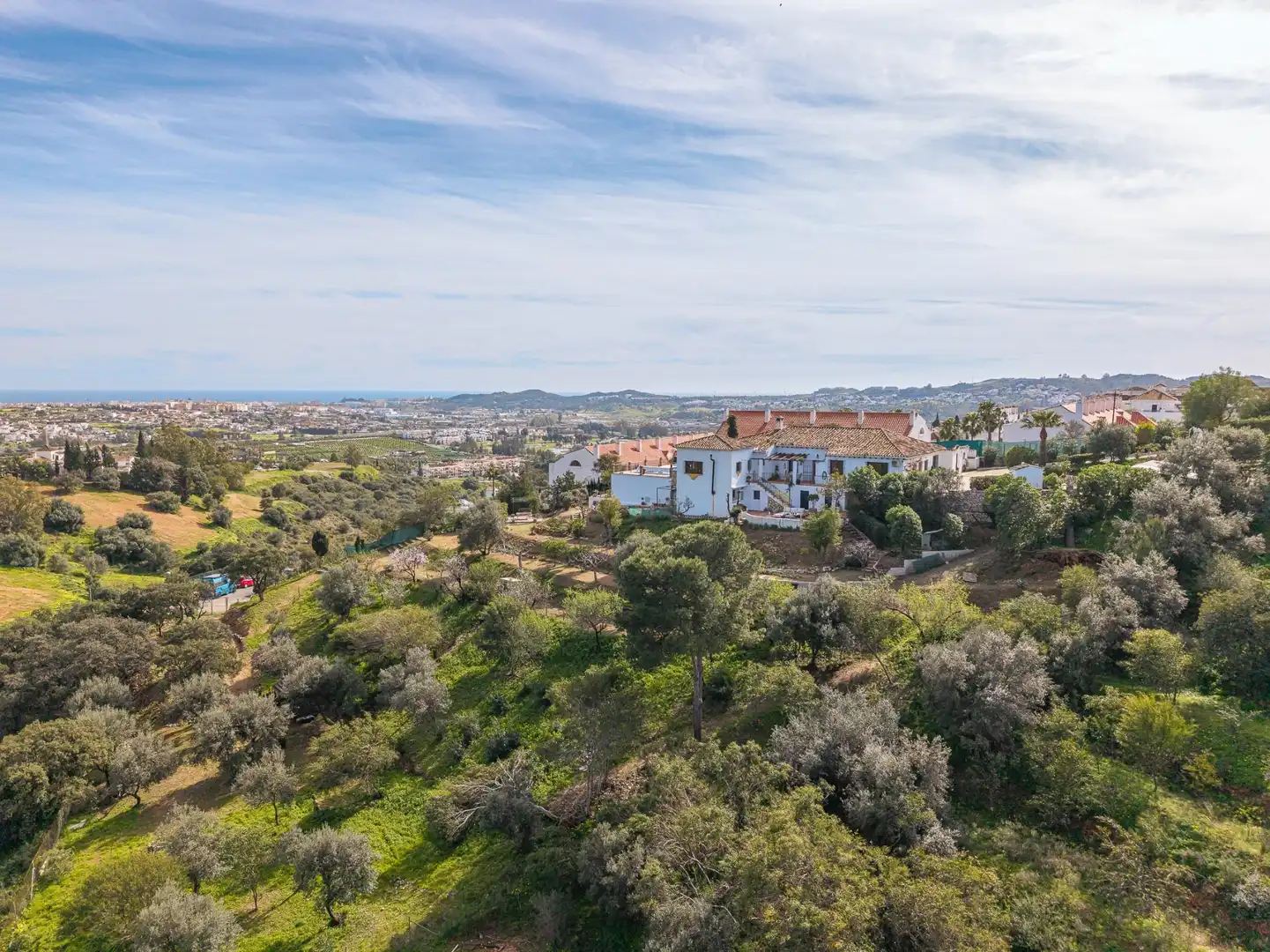 Vista exterior de Casa o xalet en venda en Mijas amb Aire condicionat, Calefacció i Jardí privat