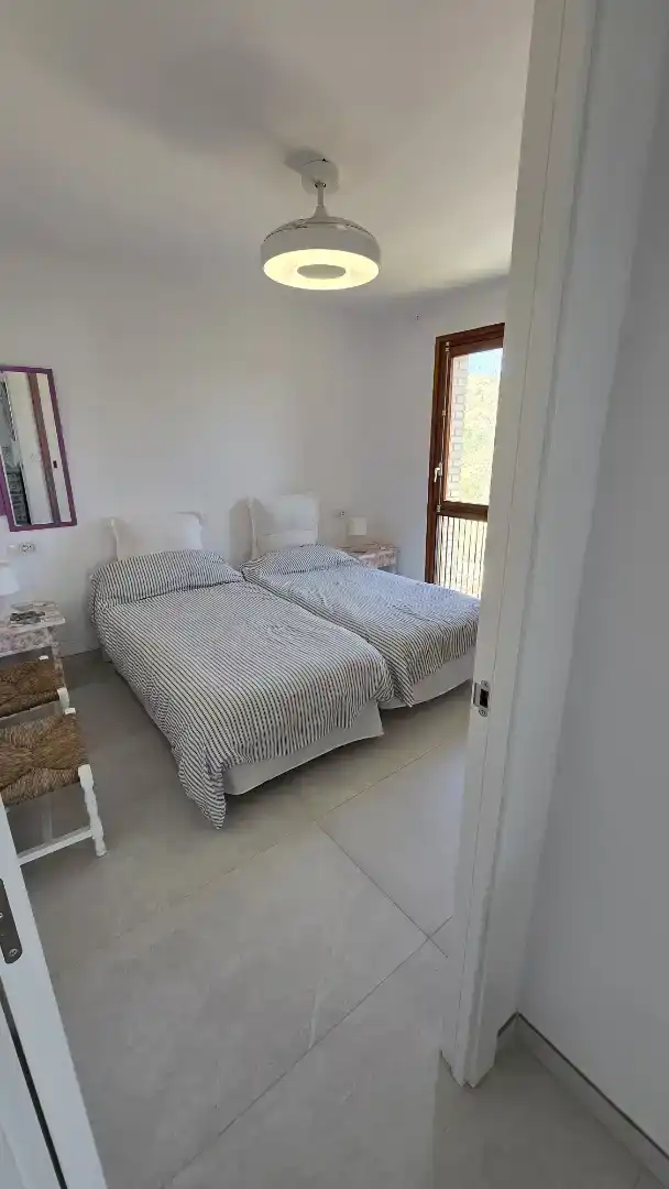 Bedroom of Flat for rent in El Campello  with Air Conditioner, Private garden and Swimming Pool