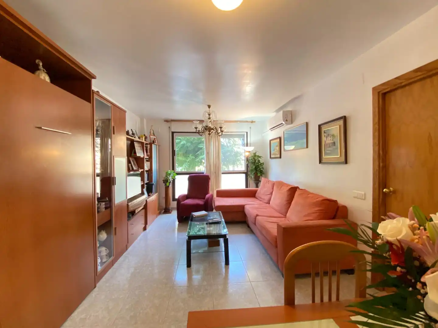 Sala de estar de Piso en venta en La Ràpita con Aire acondicionado