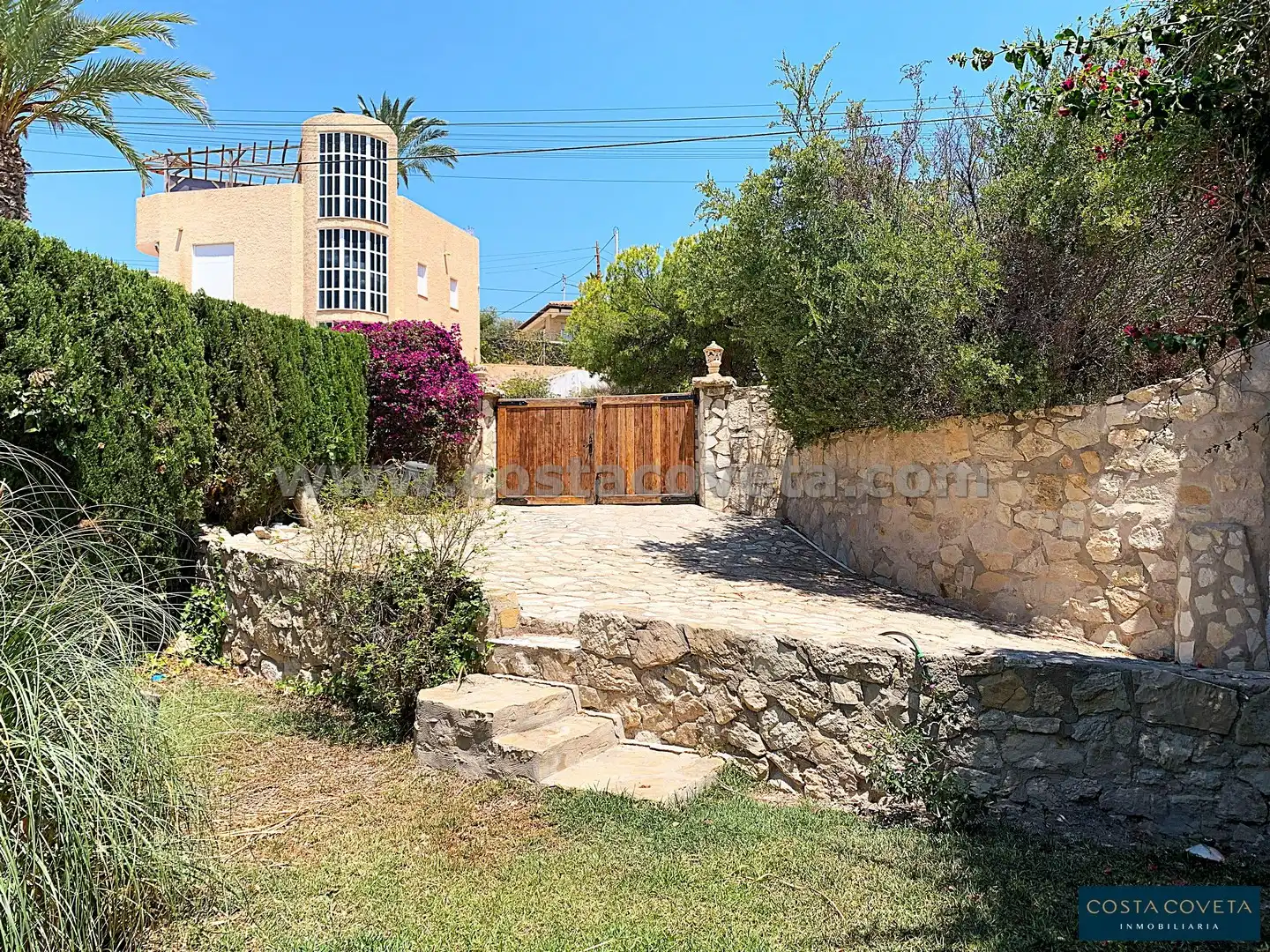 Exterior view of Houses for sale in El Campello  with Air Conditioner, Private garden and Terrace
