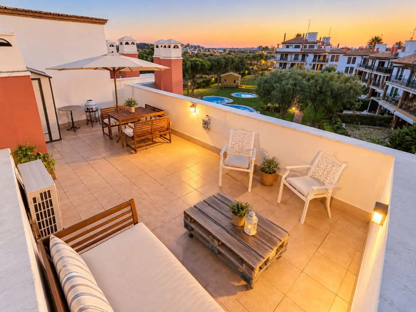 Terraza de Apartamento en venta en Costa Esuri