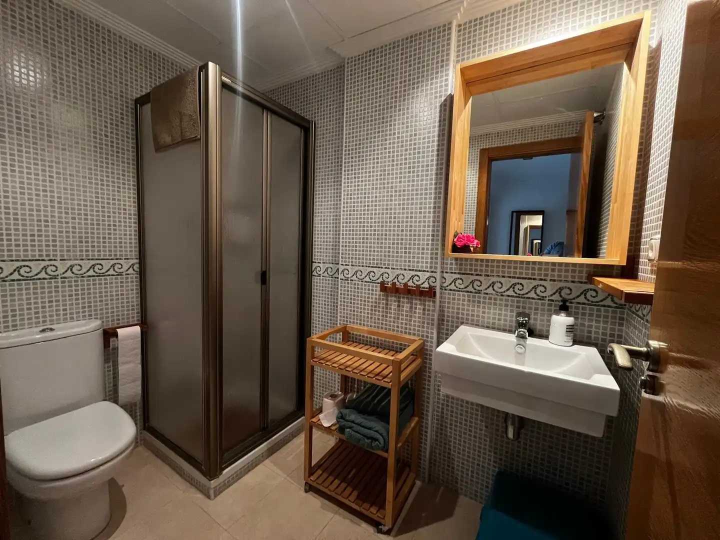 Badezimmer von Wohnungen zur Miete in Elche / Elx mit Klimaanlage, Heizung und Terrasse
