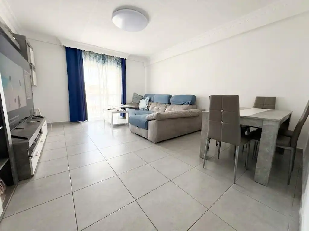 Living room of Flat for sale in Málaga  with Terrace, Furnished and Balcony