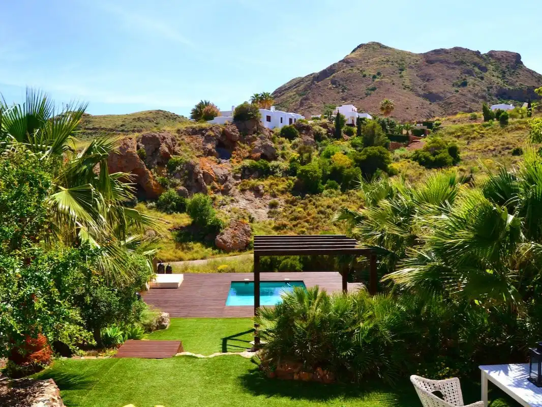 Jardí de Casa o xalet de lloguer en Las Negras