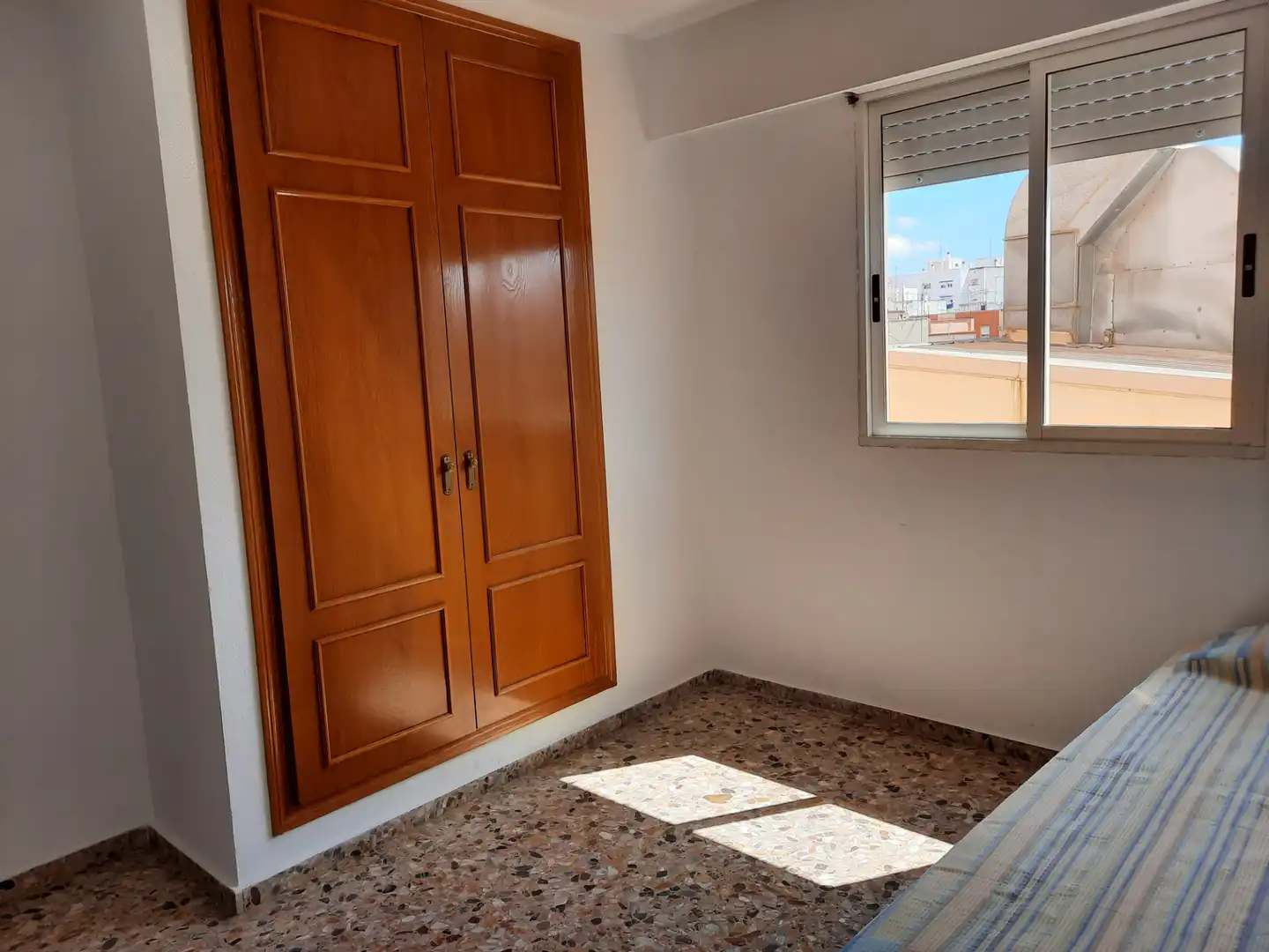 Bedroom of Flat for rent in Mislata  with Air Conditioner, Furnished and Balcony