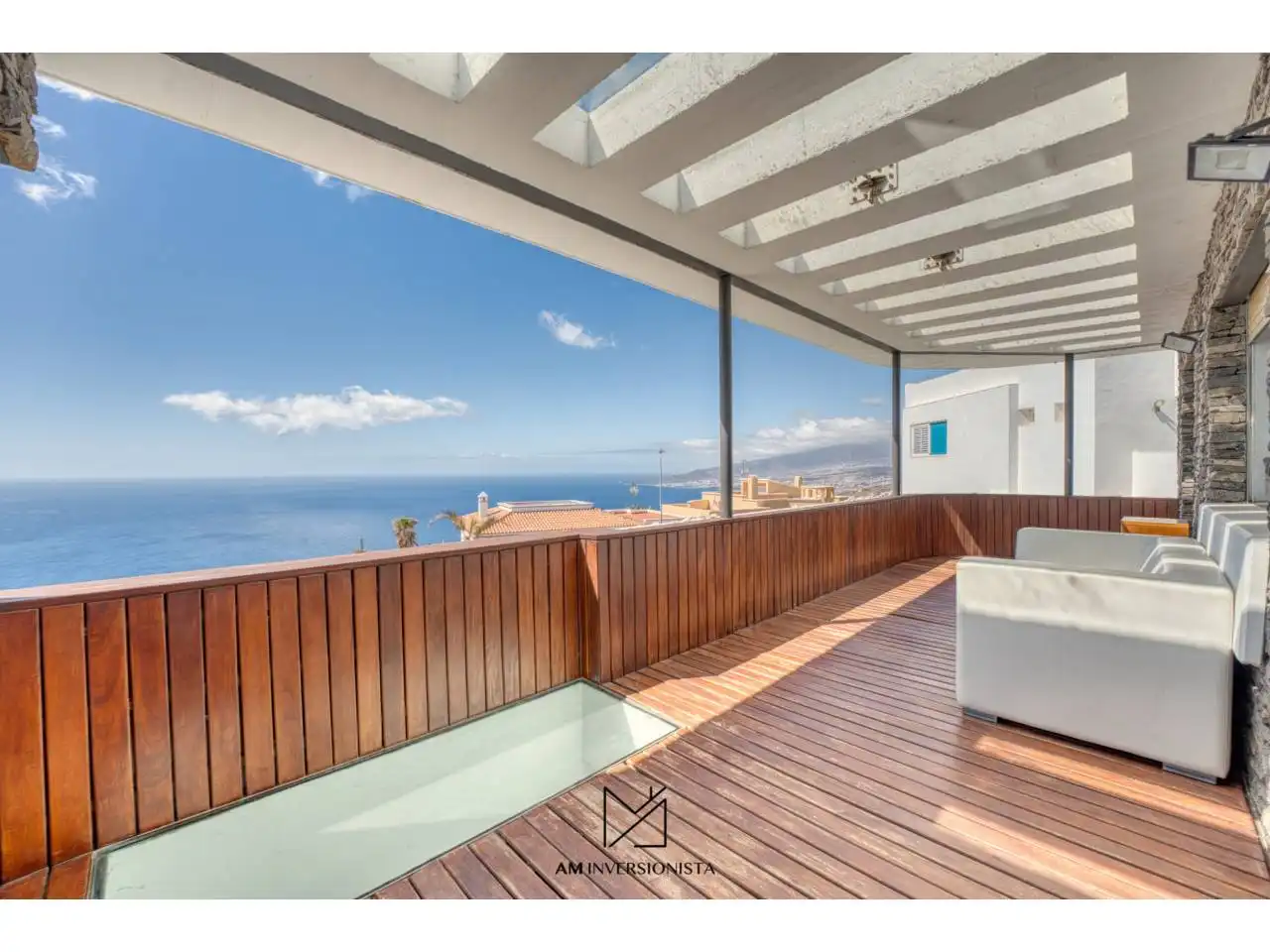 Terraza de Casa o chalet en venta en El Rosario con Aire acondicionado, Calefacción y Jardín privado