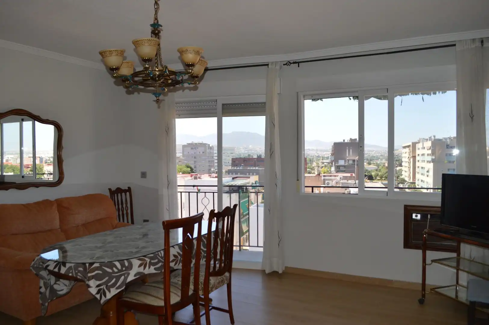 Bedroom of Flat for rent in Granada  with Air Conditioner, Furnished and Balcony