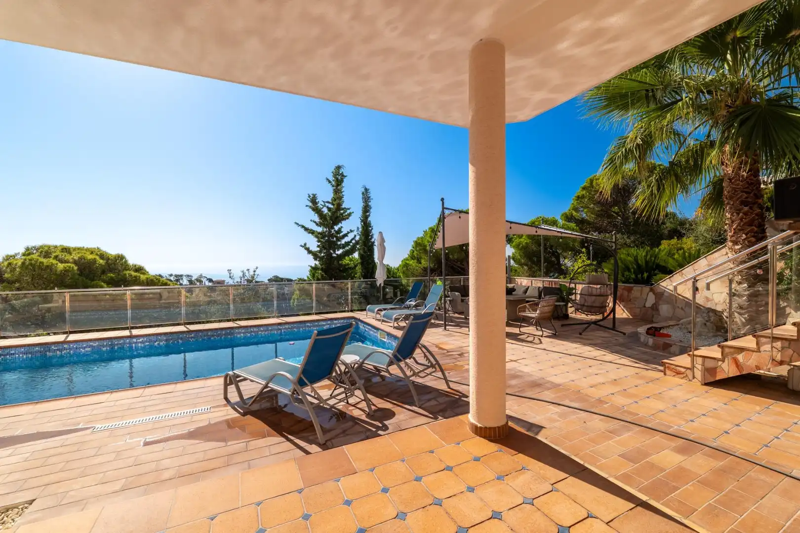 Terrassa de Casa o xalet en venda en Lloret de Mar amb Aire condicionat, Calefacció i Jardí privat