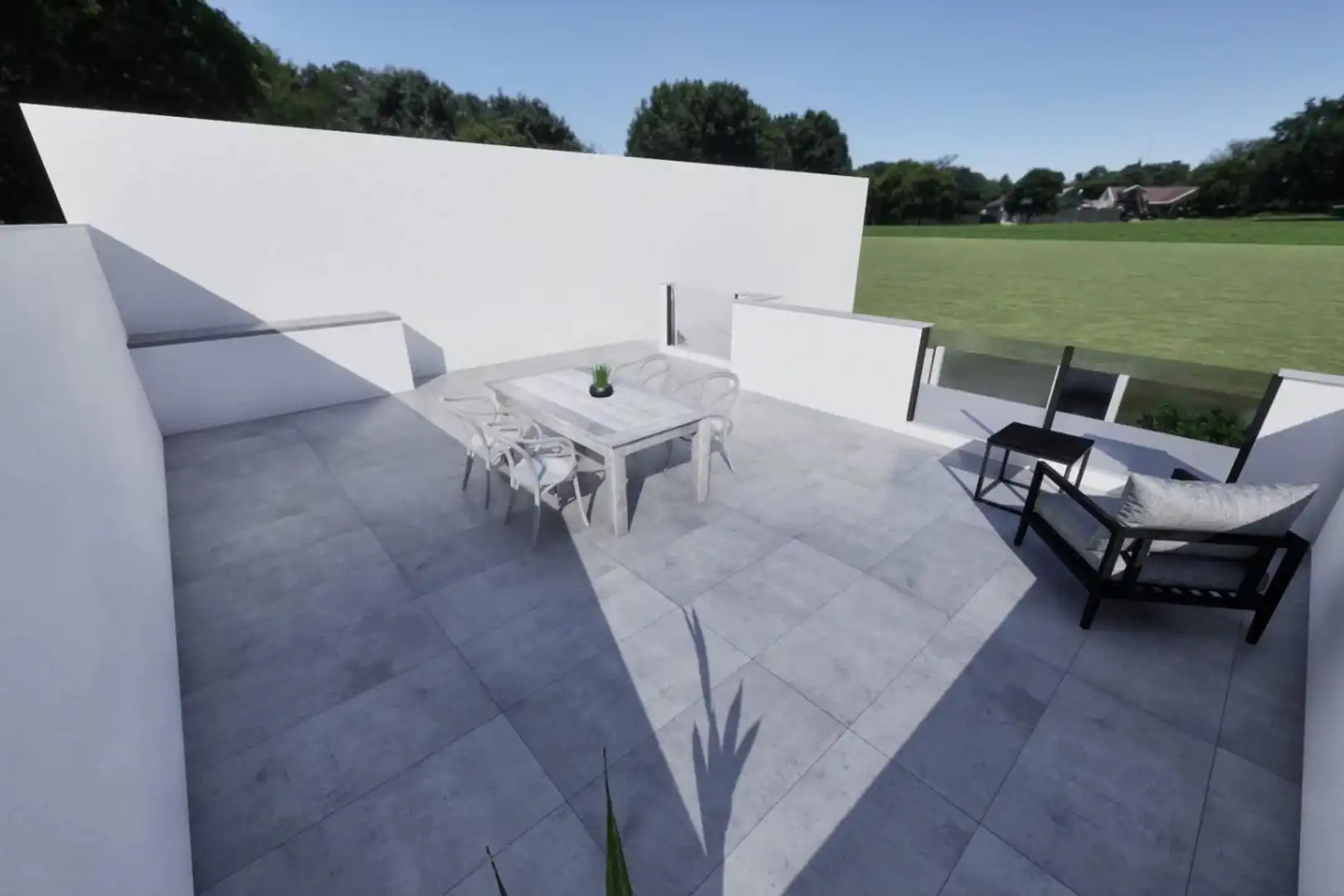 Terrasse von Einfamilien-Reihenhaus zum Verkauf in Torre-Pacheco