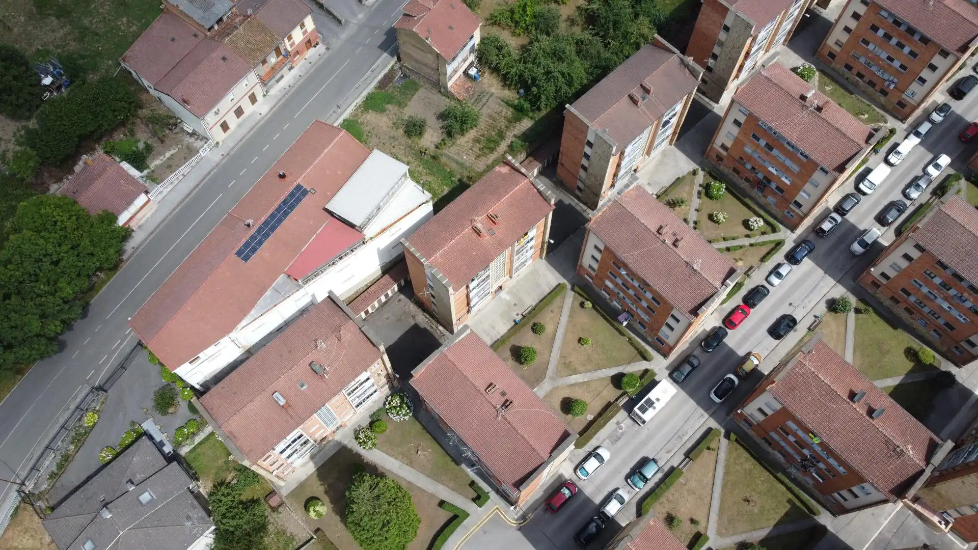 Vista exterior de Piso en venta en Aller