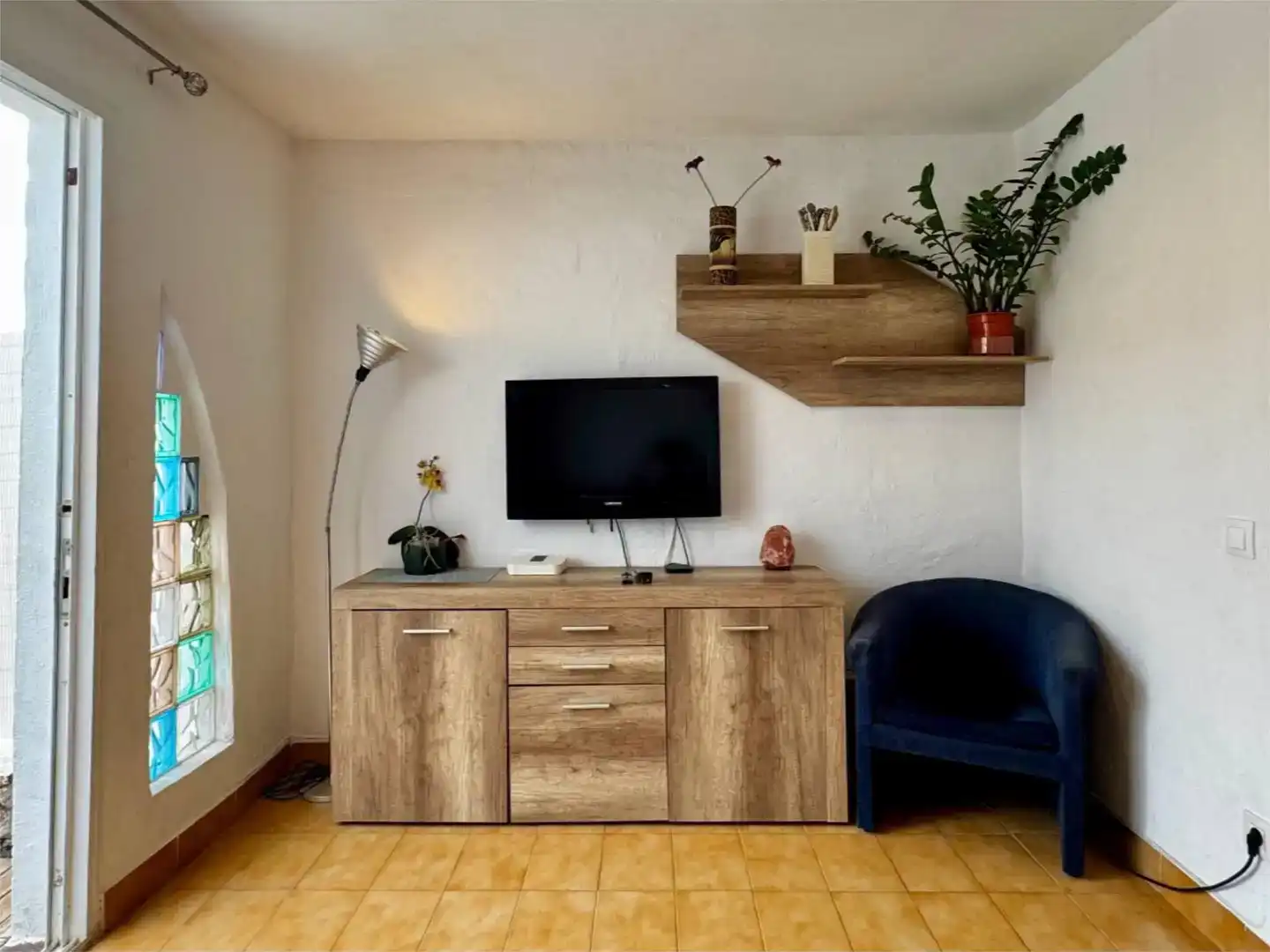 Sala d'estar de Pis en venda en San Bartolomé de Tirajana amb Aire condicionat, Jardí privat i Traster
