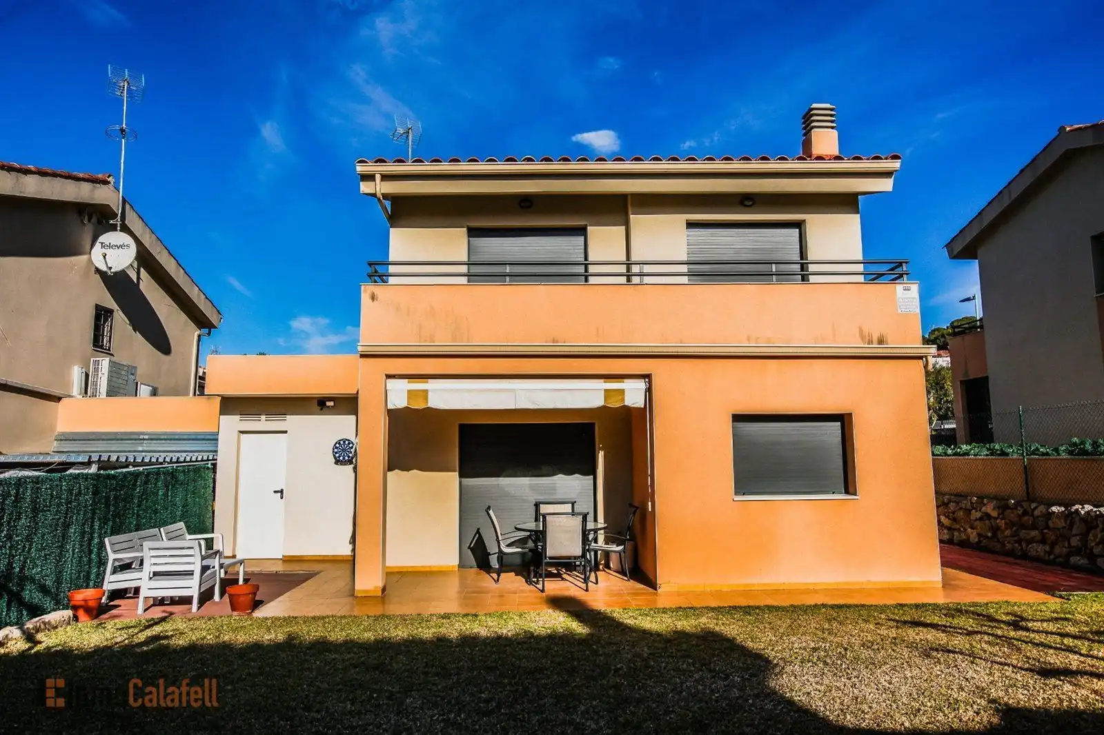 Außenansicht von Haus oder Chalet zur Miete in Calafell mit Klimaanlage, Heizung und Terrasse