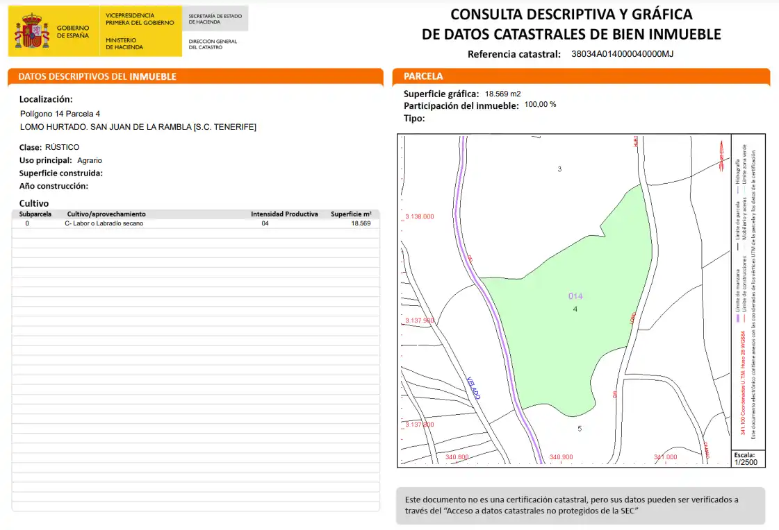 Terreny residencial en venda a Lomo Hurtado, imagen 10