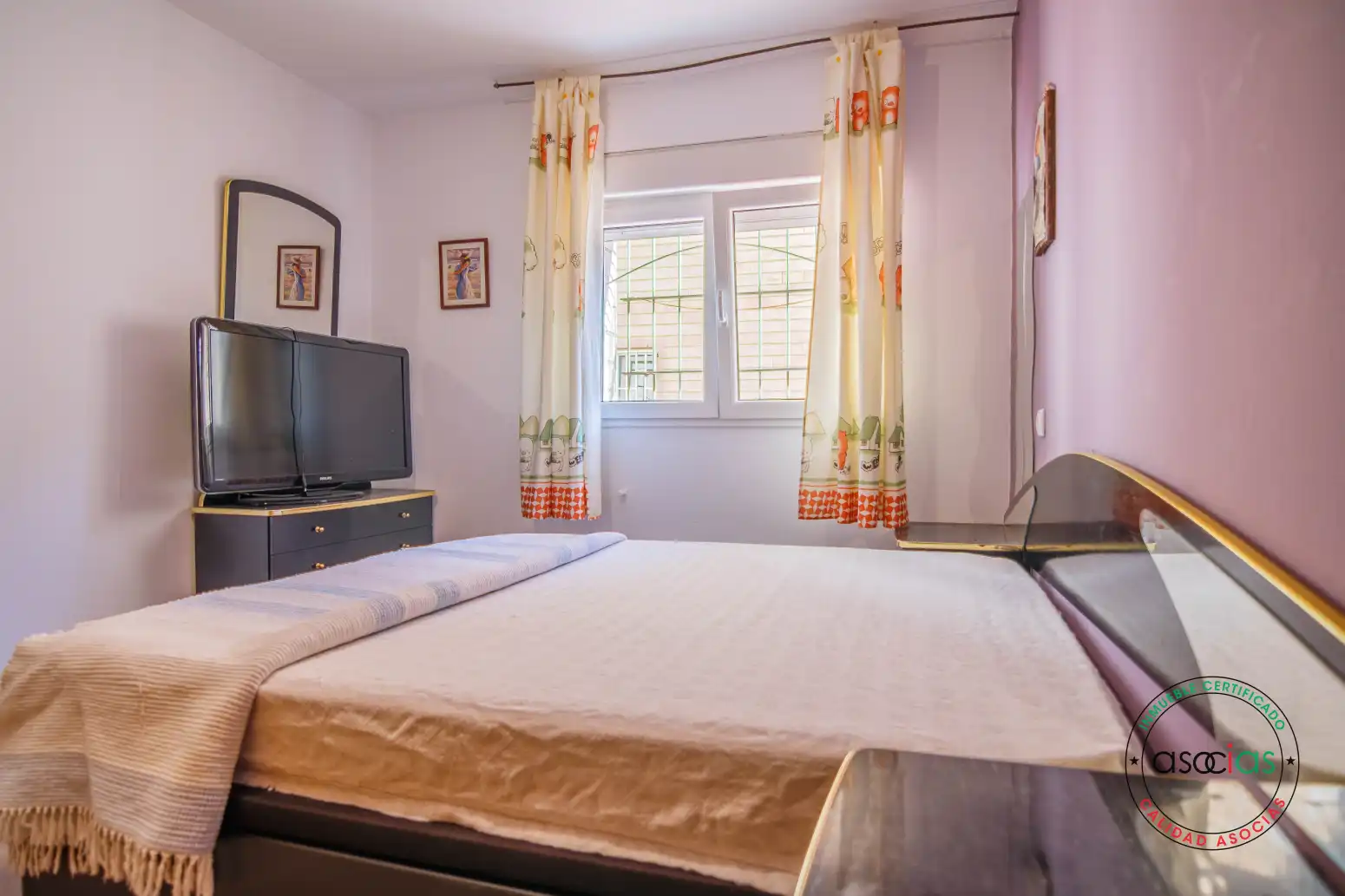 Bedroom of Flat for sale in Gijón   with Furnished