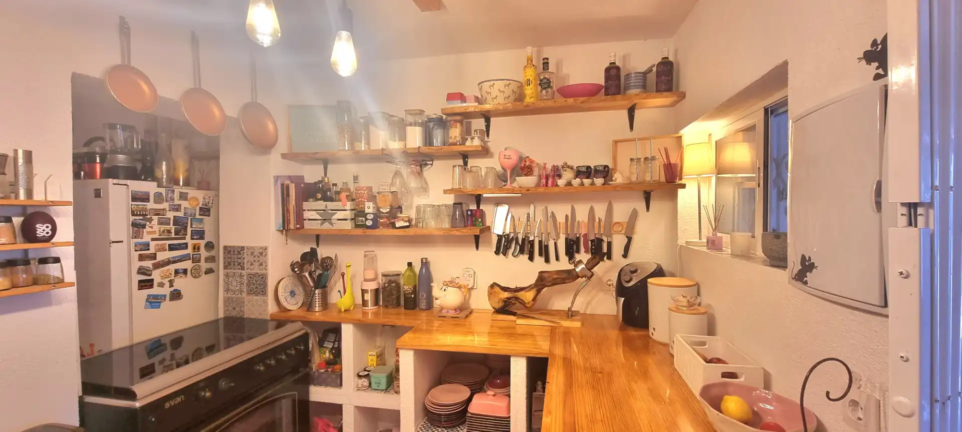 Cocina de Finca rústica en venta en Vinaròs con Aire acondicionado, Jardín privado y Terraza