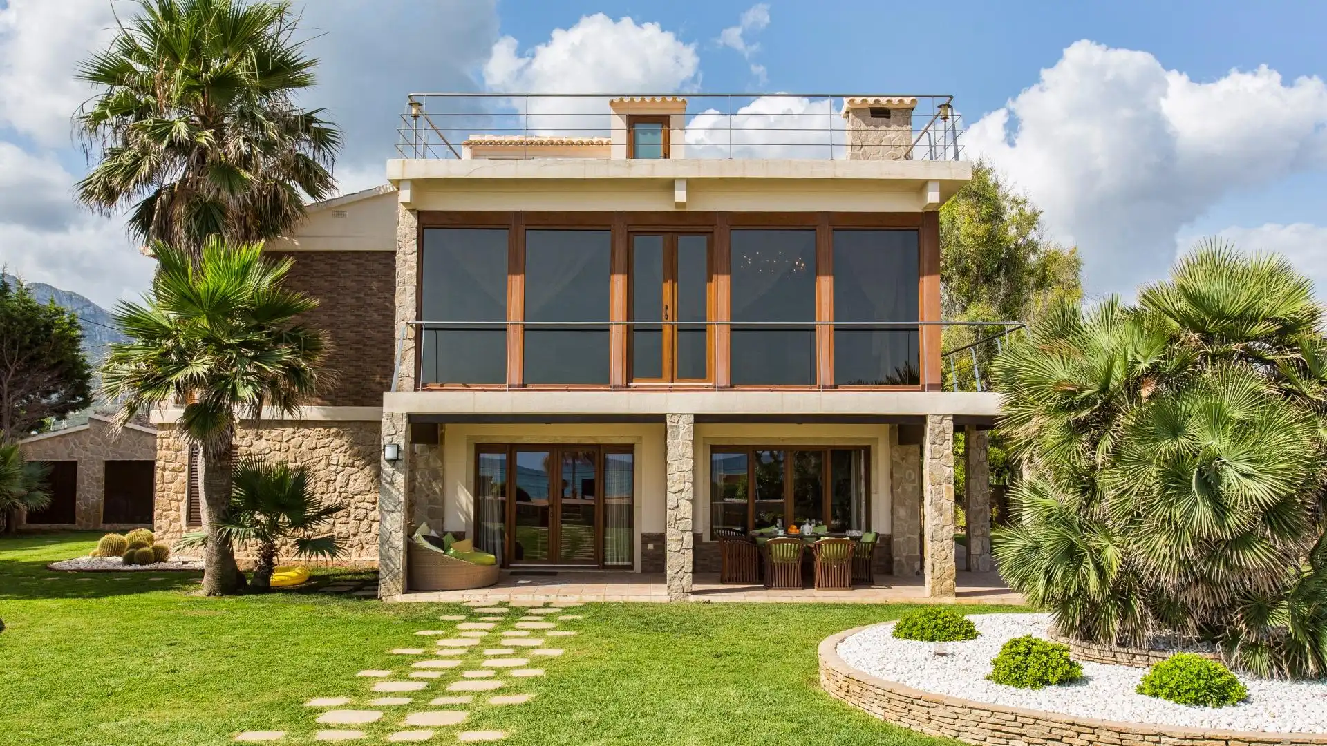 Exterior view of Houses for sale in Dénia  with Air Conditioner, Private garden and Terrace