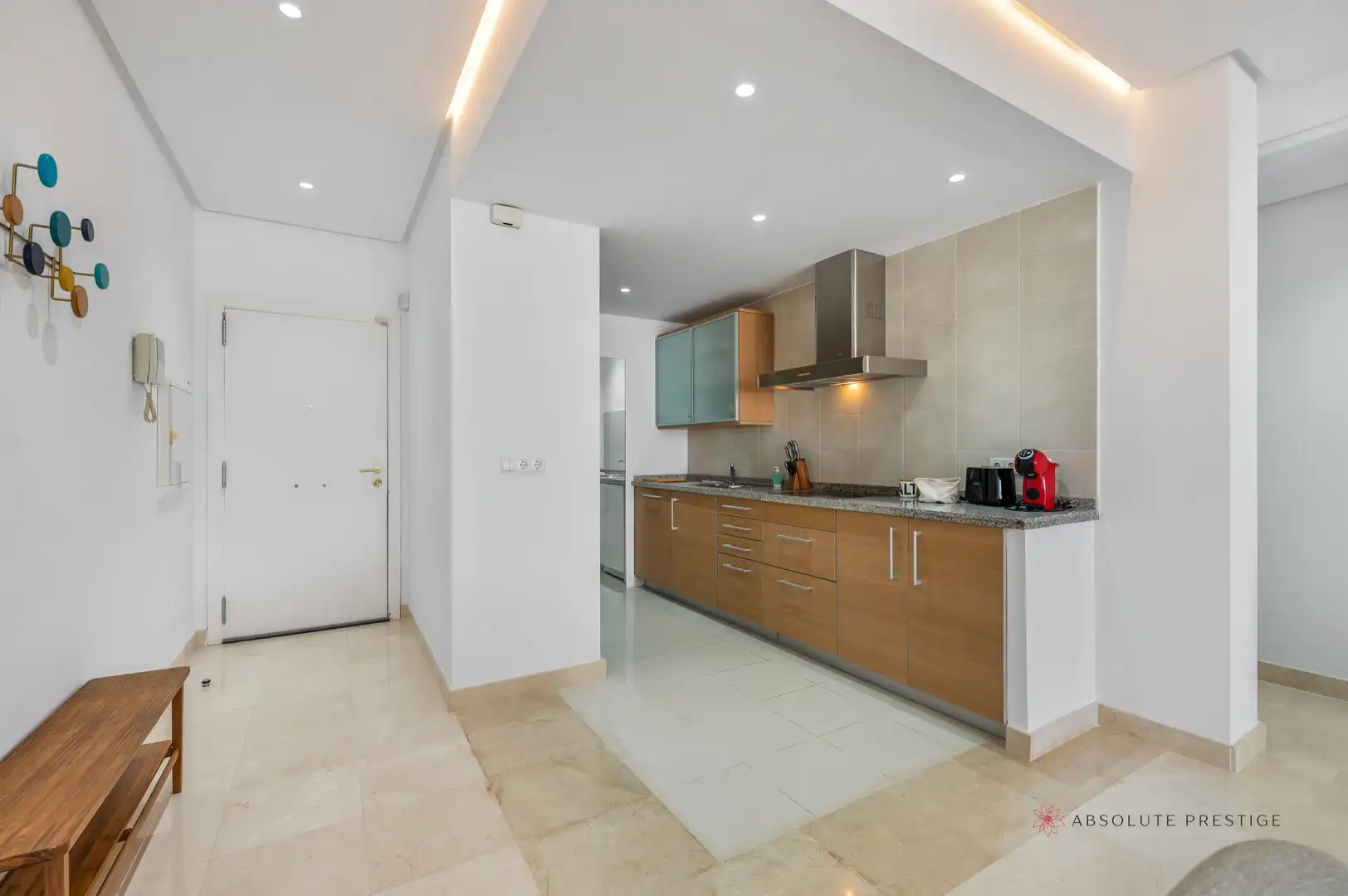 Kitchen of Attic for rent in Estepona  with Air Conditioner, Terrace and Swimming Pool