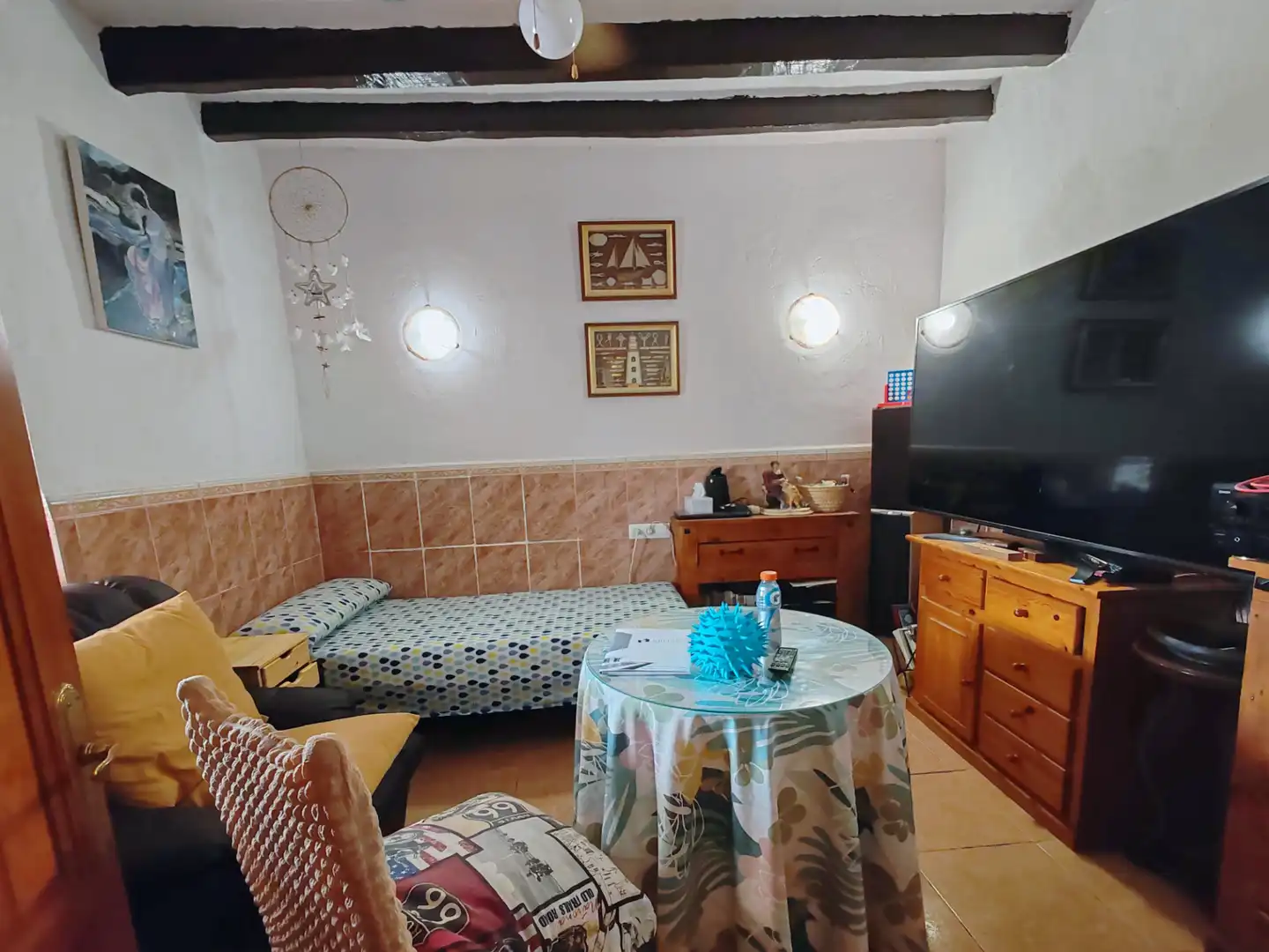 Sala de estar de Casa o chalet en venta en Huércal-Overa con Aire acondicionado, Jardín privado y Terraza
