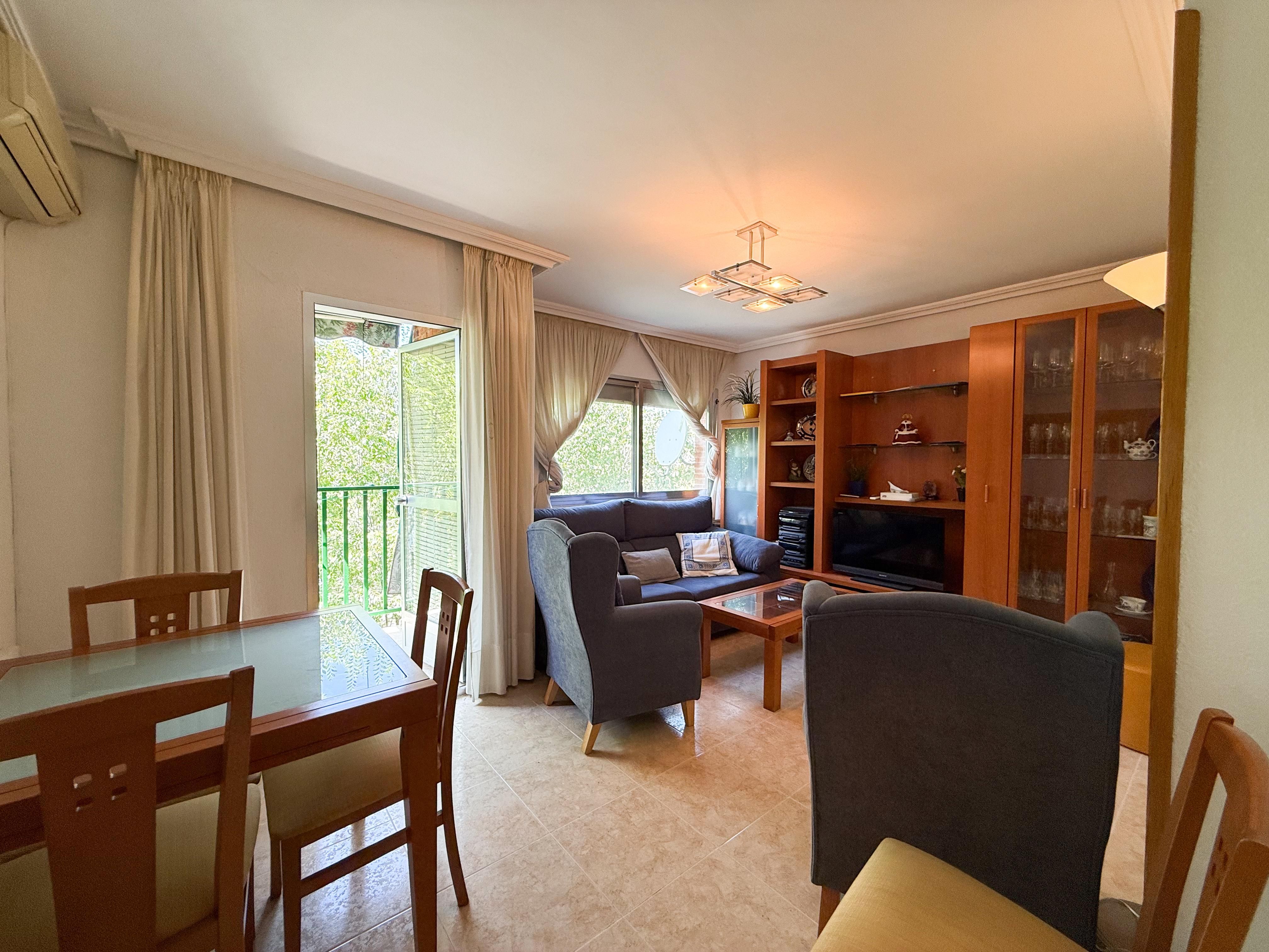 Living room of Flat for sale in  Madrid Capital  with Air Conditioner and Terrace