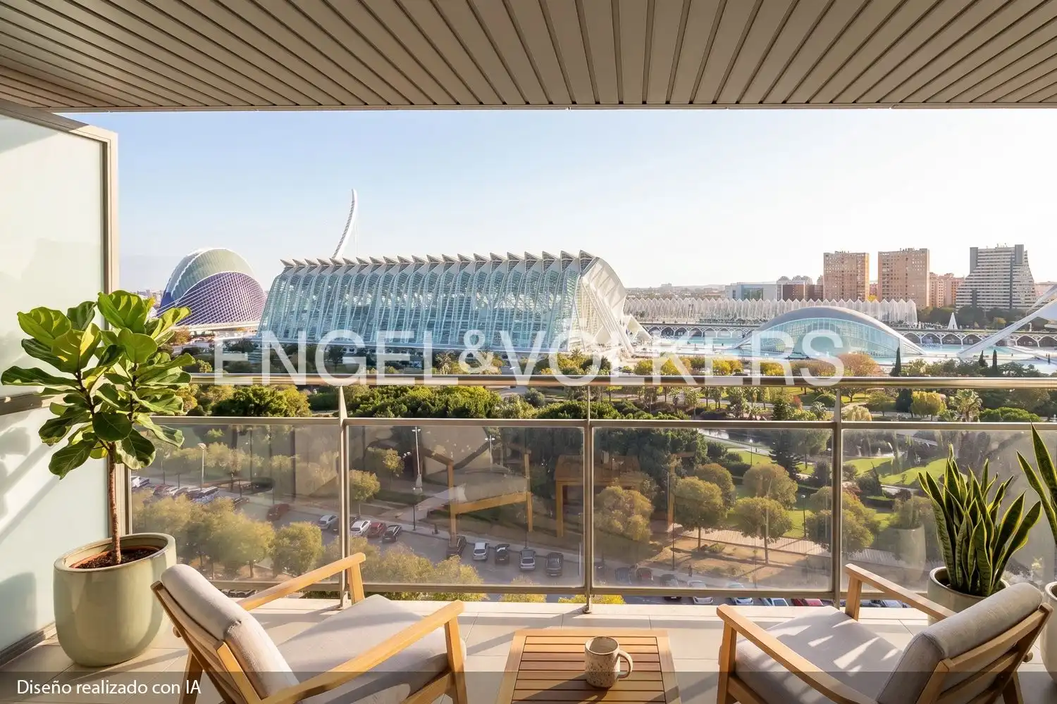 Terraza de Ático en venta en  Valencia Capital con Aire acondicionado, Calefacción y Trastero