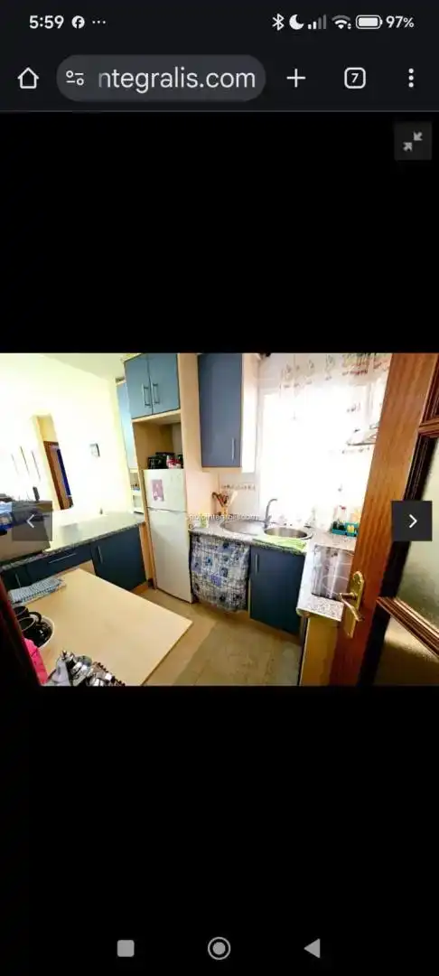 Cocina de Piso en venta en Rubite con Trastero, Amueblado y Balcón