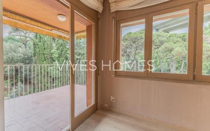 Balcony of Flat for sale in Sant Vicenç de Montalt  with Air Conditioner, Private garden and Parquet flooring