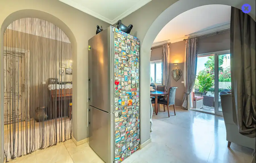Cocina de Casa o chalet en venta en Istán con Aire acondicionado, Jardín privado y Piscina