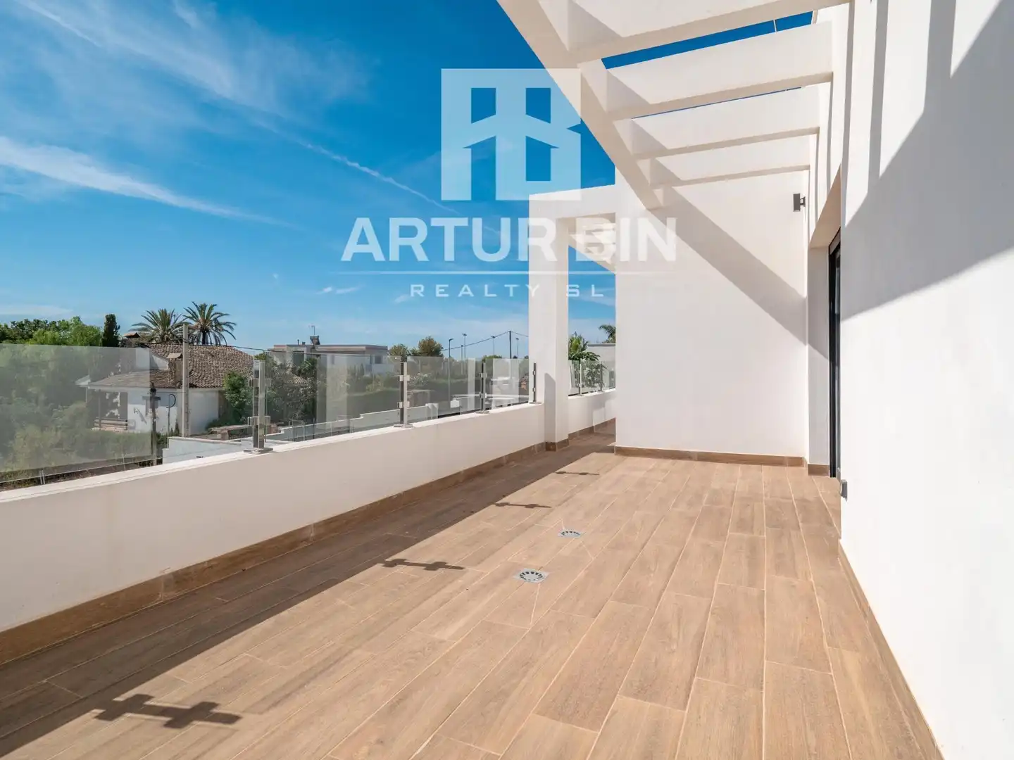 Terraza de Casa o chalet en venta en Bétera con Aire acondicionado, Calefacción y Jardín privado