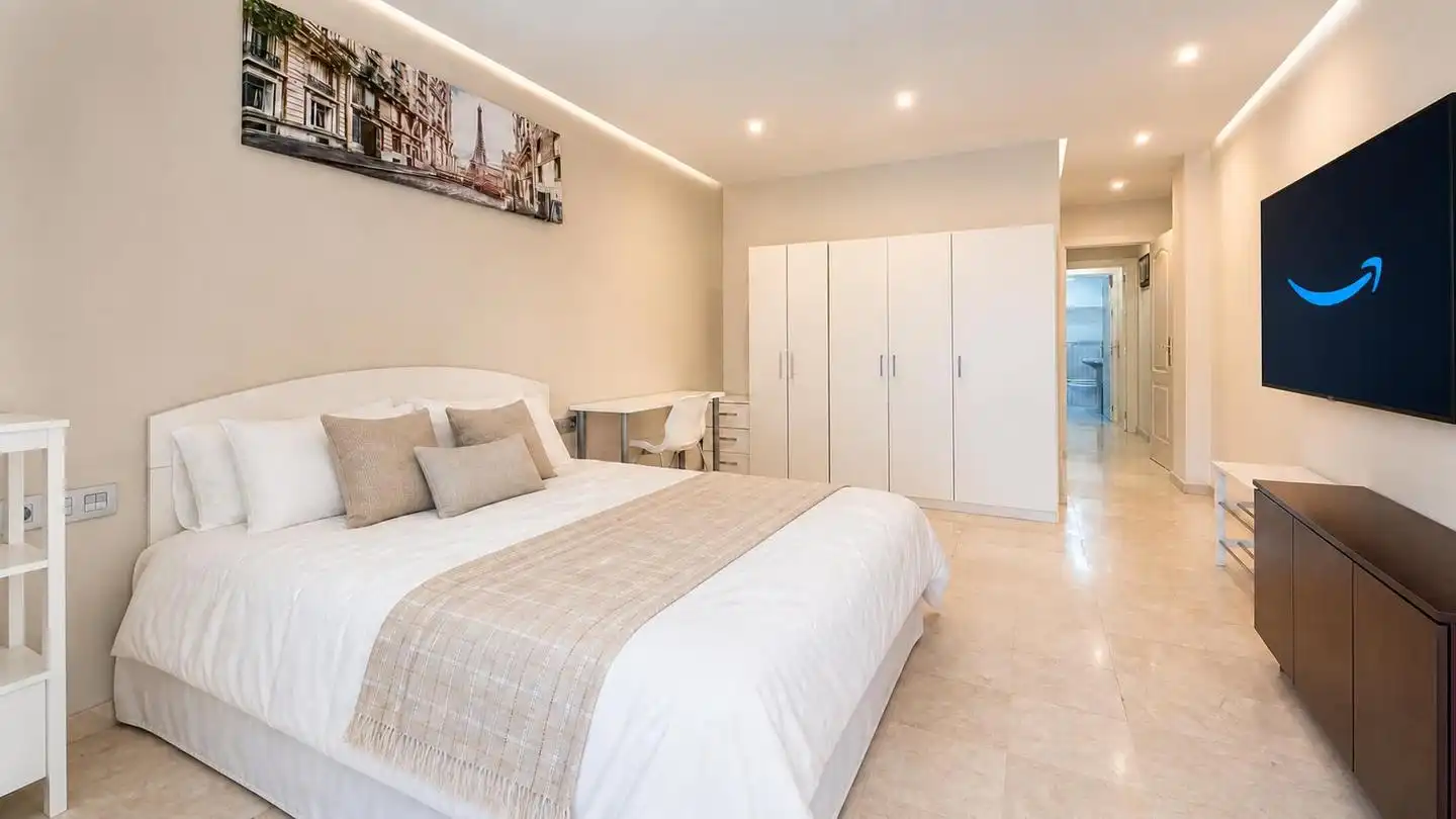 Schlafzimmer von Maisonette zum Verkauf in Santa Pola mit Klimaanlage, Terrasse und Möbliert