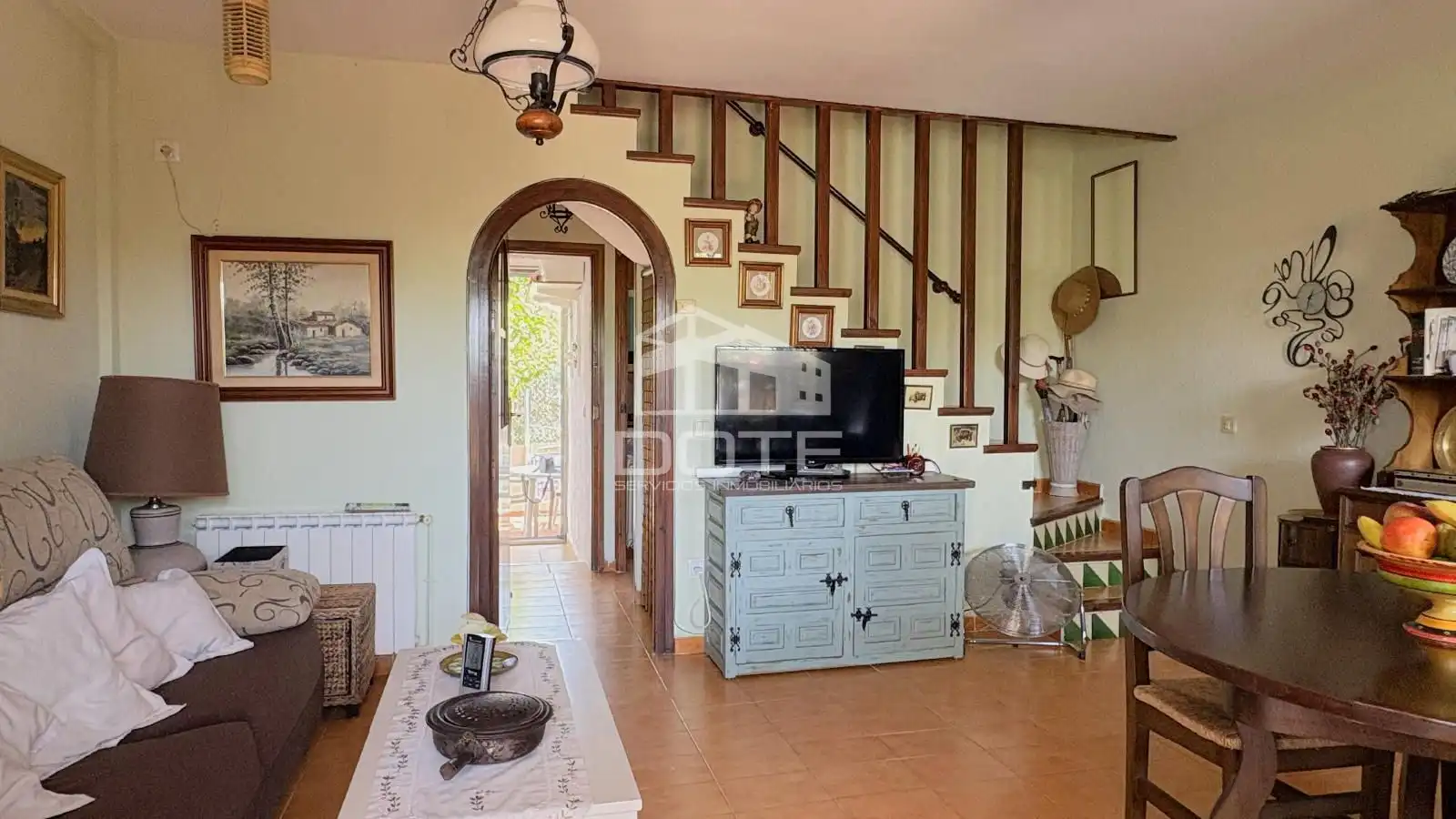 Sala de estar de Casa adosada en venta en Creixell con Aire acondicionado, Calefacción y Terraza