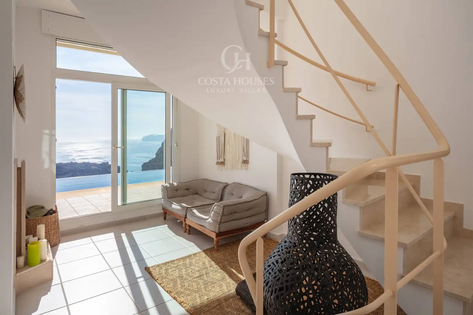 Living room of Houses for sale in Jávea / Xàbia  with Air Conditioner, Private garden and Terrace