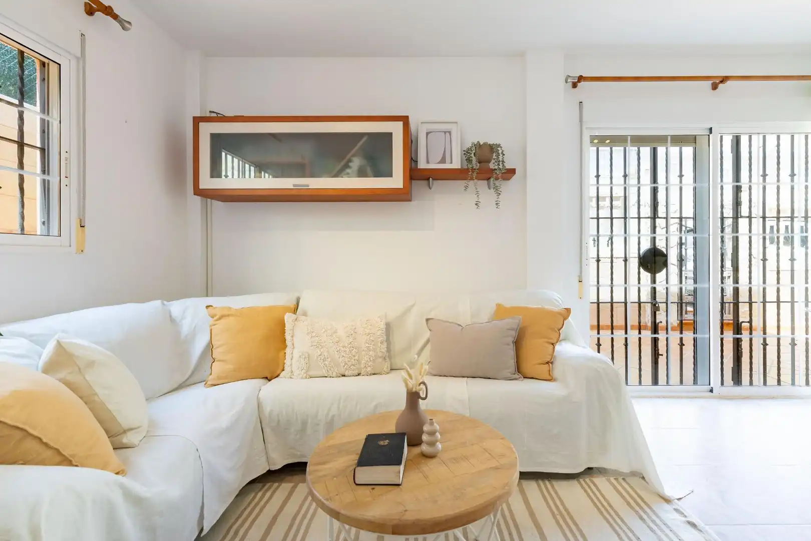 Sala d'estar de Casa adosada en venda en Cullera amb Aire condicionat, Calefacció i Terrassa