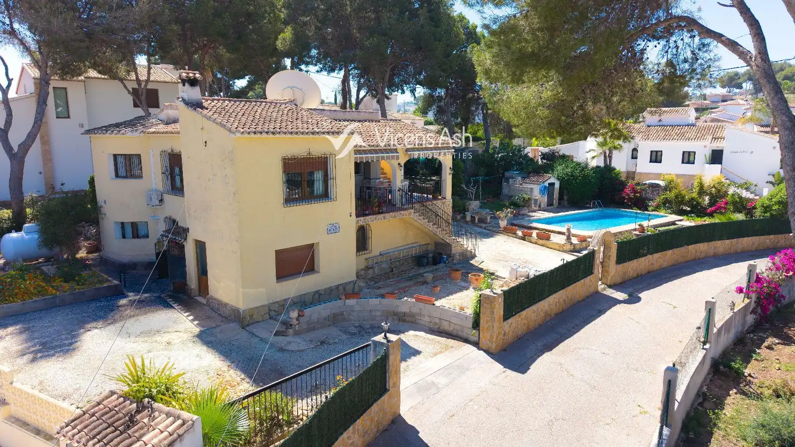Exterior view of Houses for sale in Jávea / Xàbia  with Air Conditioner, Heating and Terrace