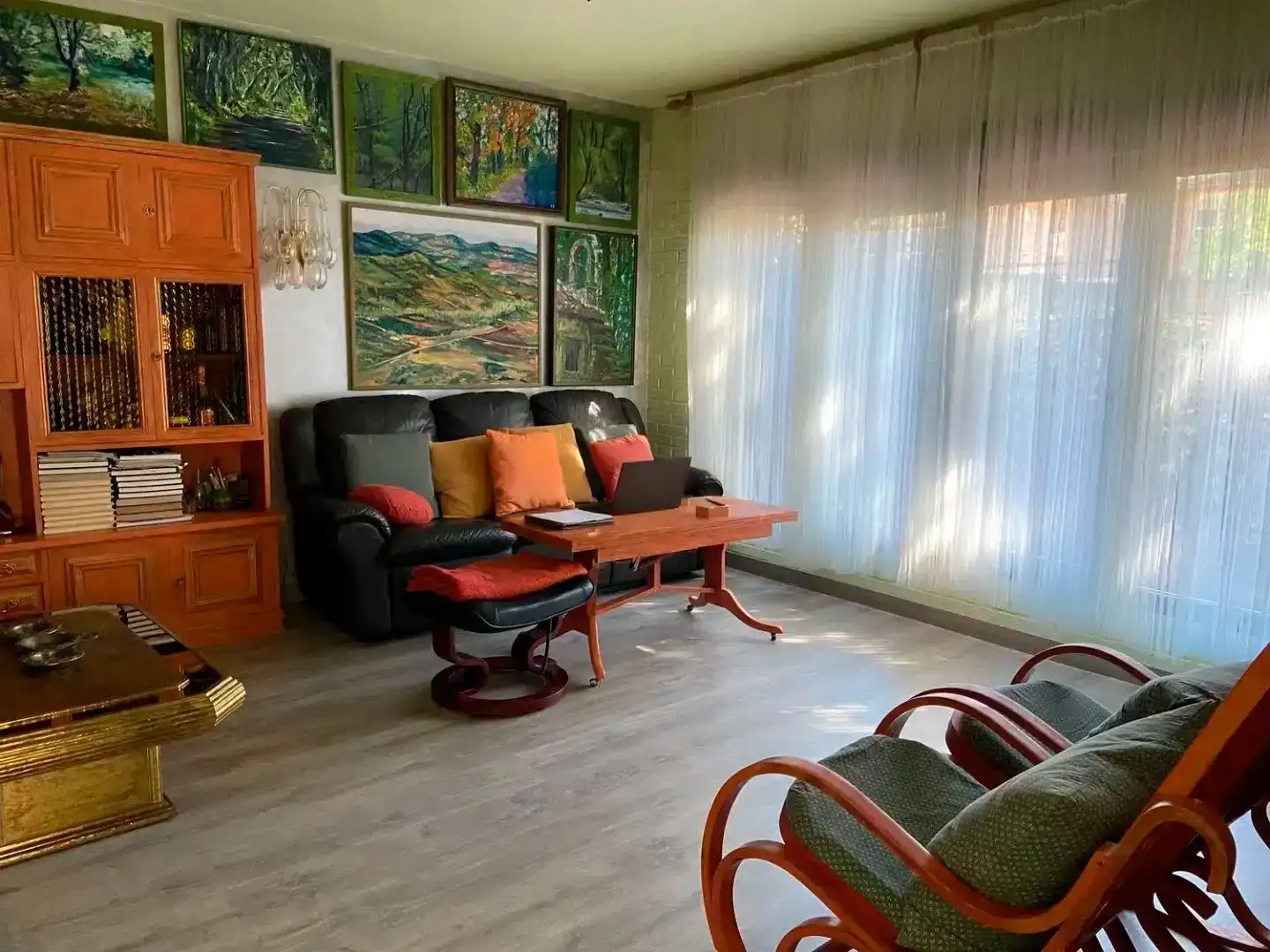 Sala de estar de Piso en venta en Galapagar con Jardín privado y Piscina