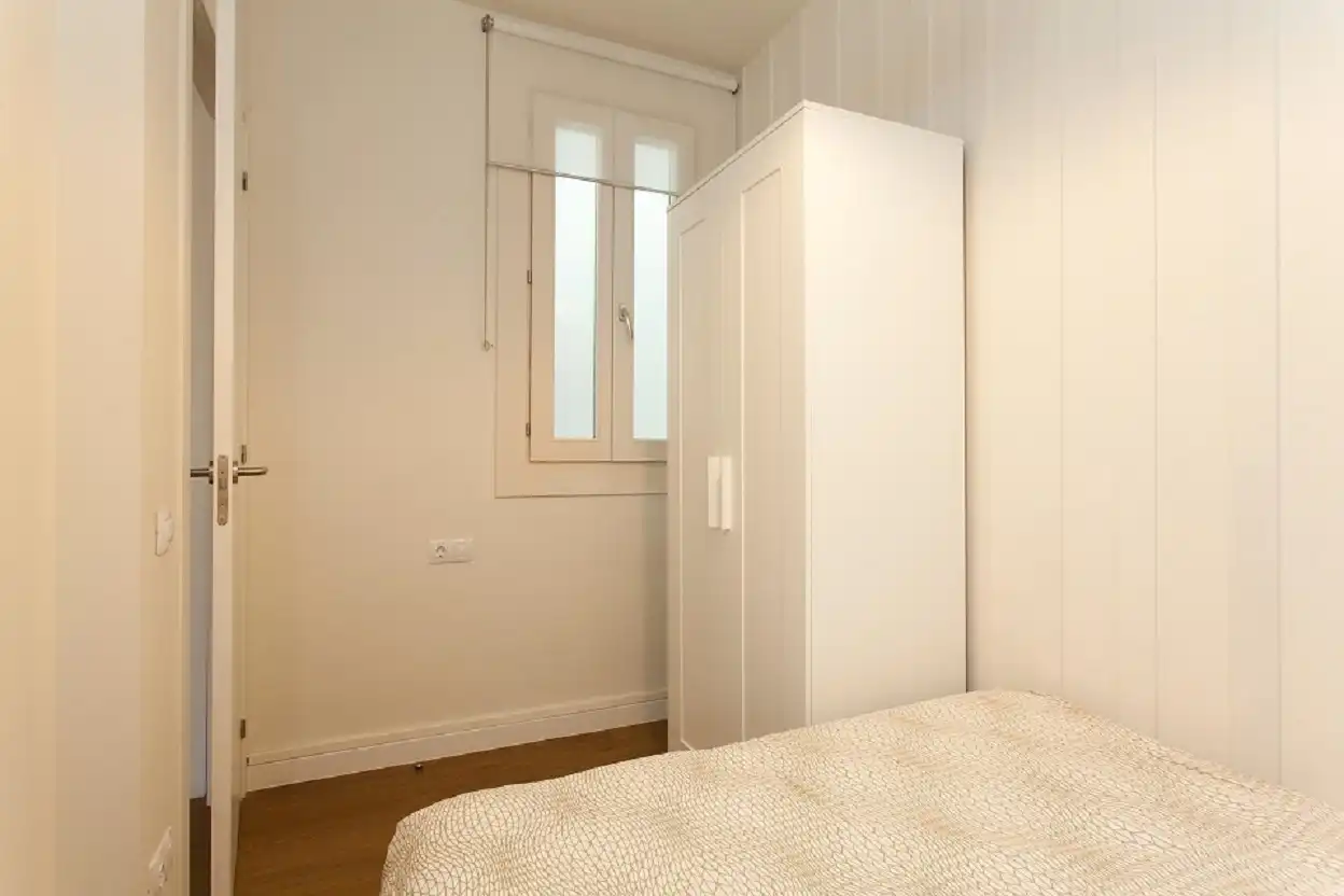Dormitori de Apartament de lloguer en Albacete amb Aire condicionat, Calefacció i Parquet